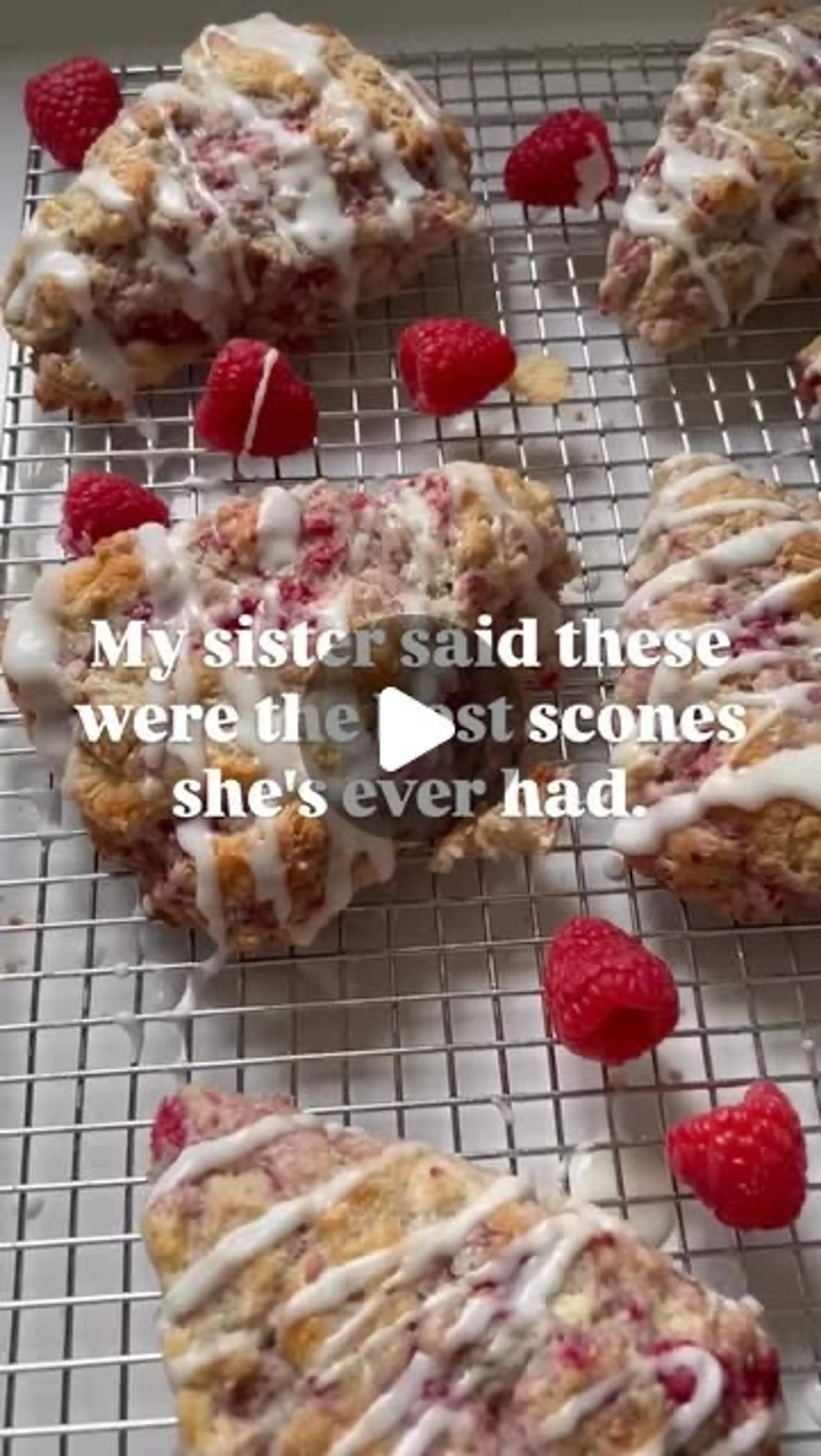 Raspberry Scones