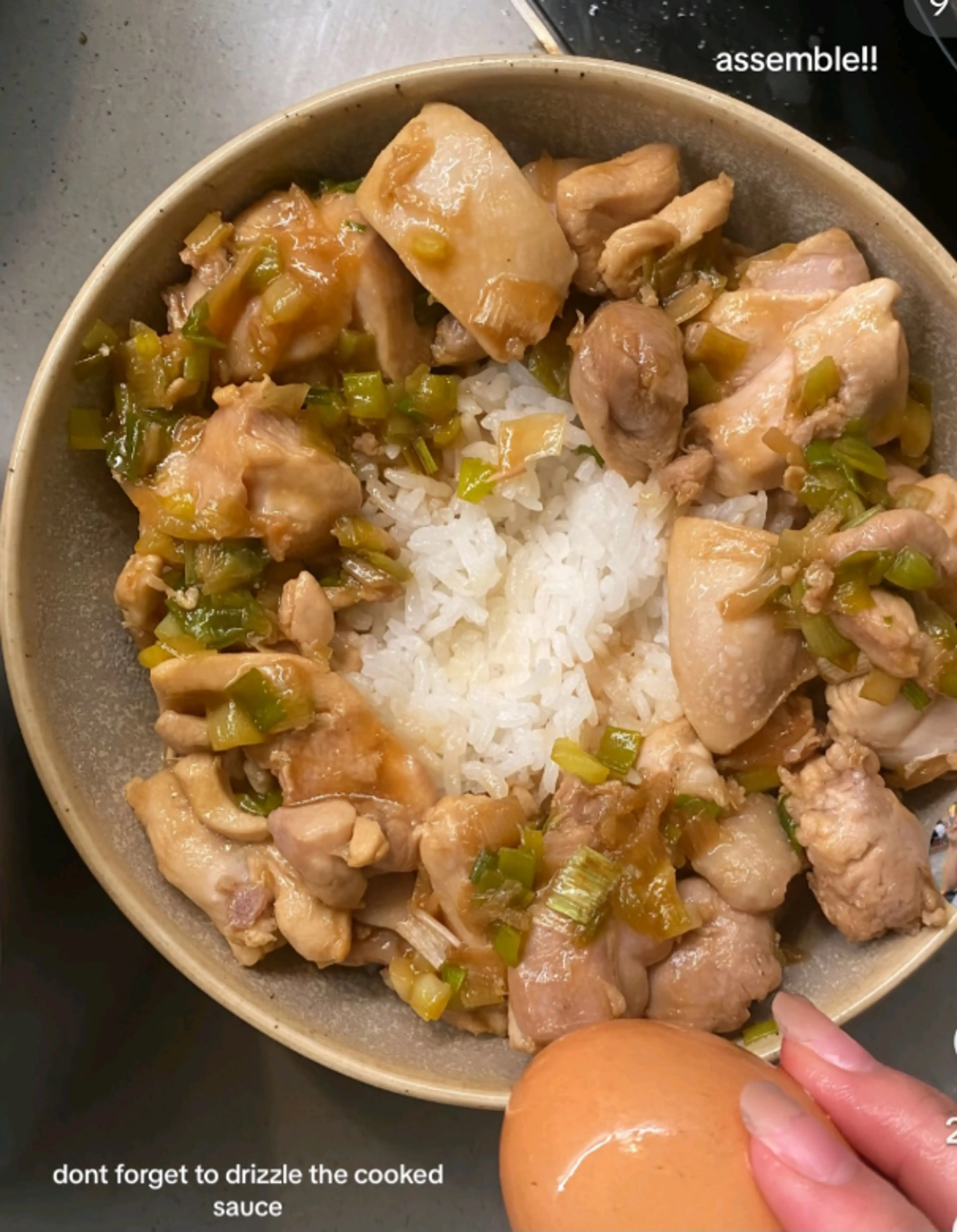 Sausy Spring Onion Chicken