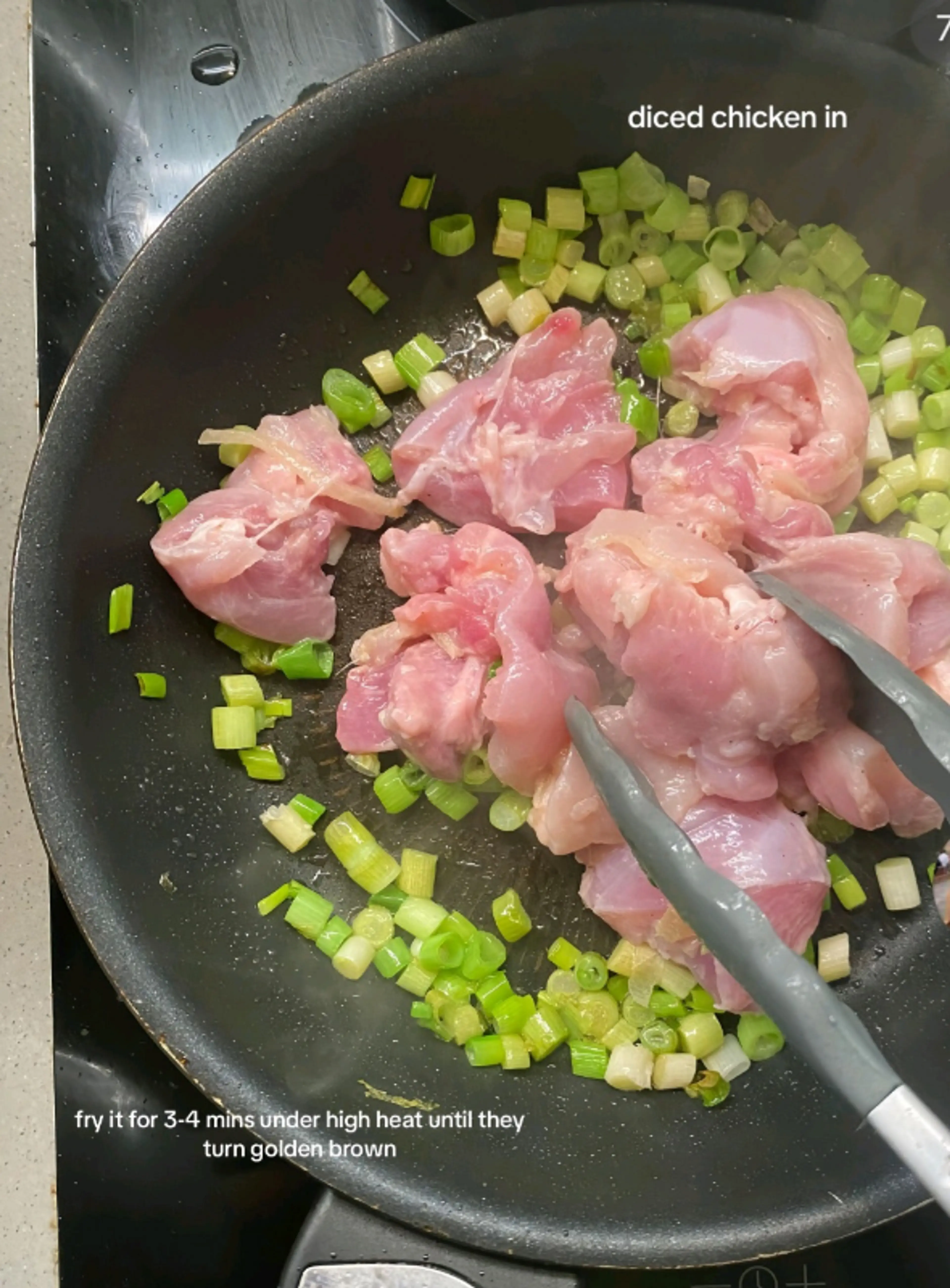 Sausy Spring Onion Chicken