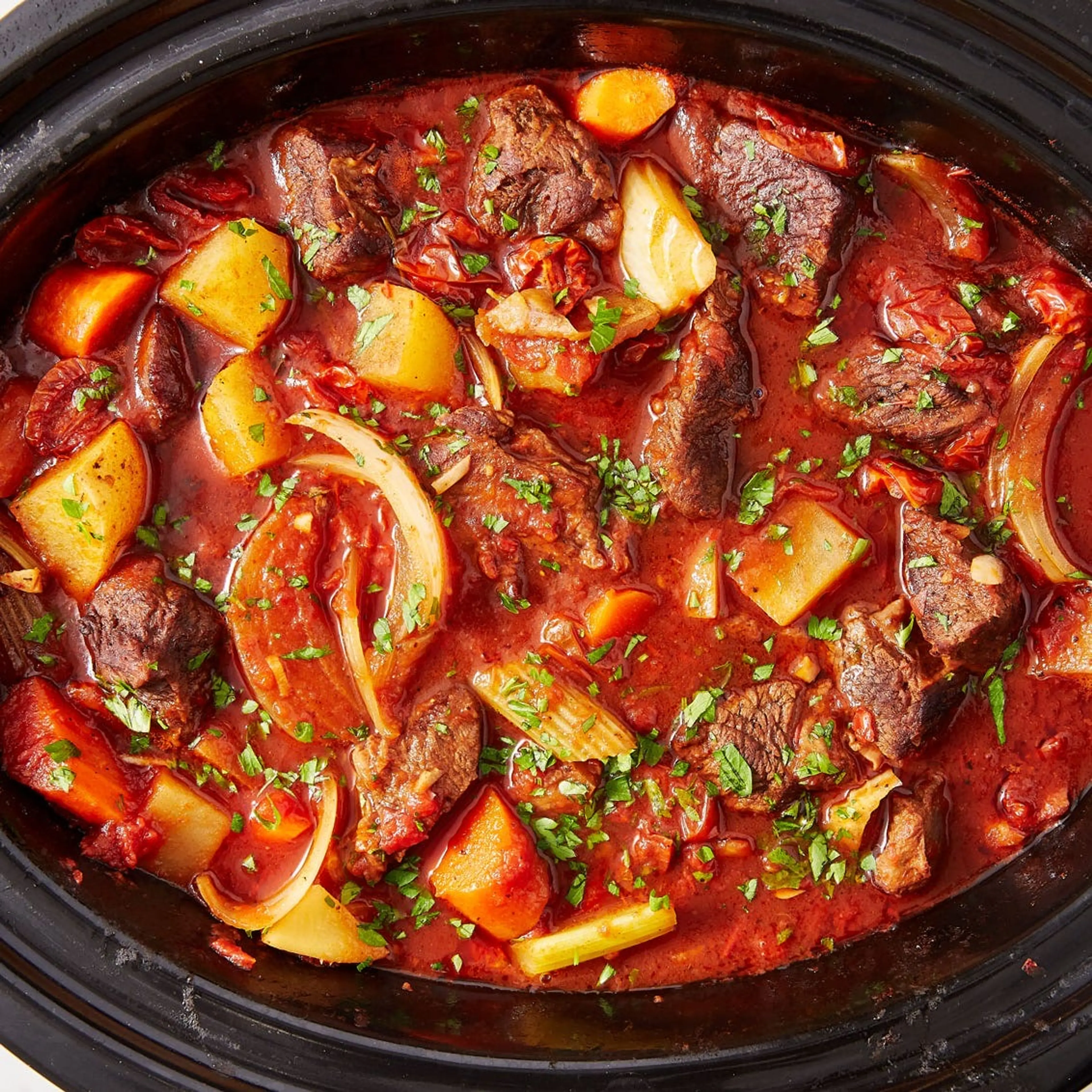 Slow-Cooker Red Wine Beef Stew
