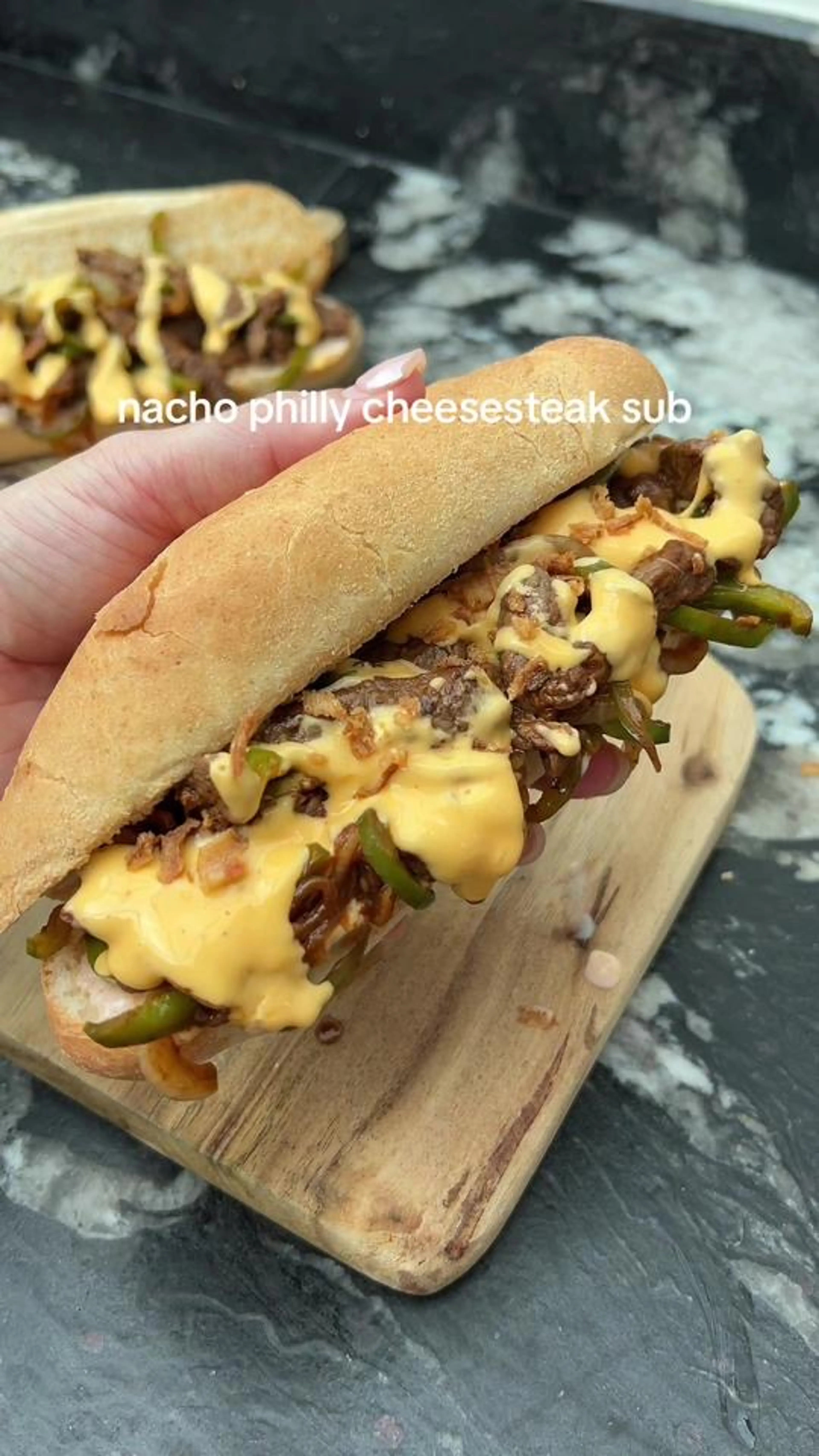 Nacho Philly Cheesesteak Sub