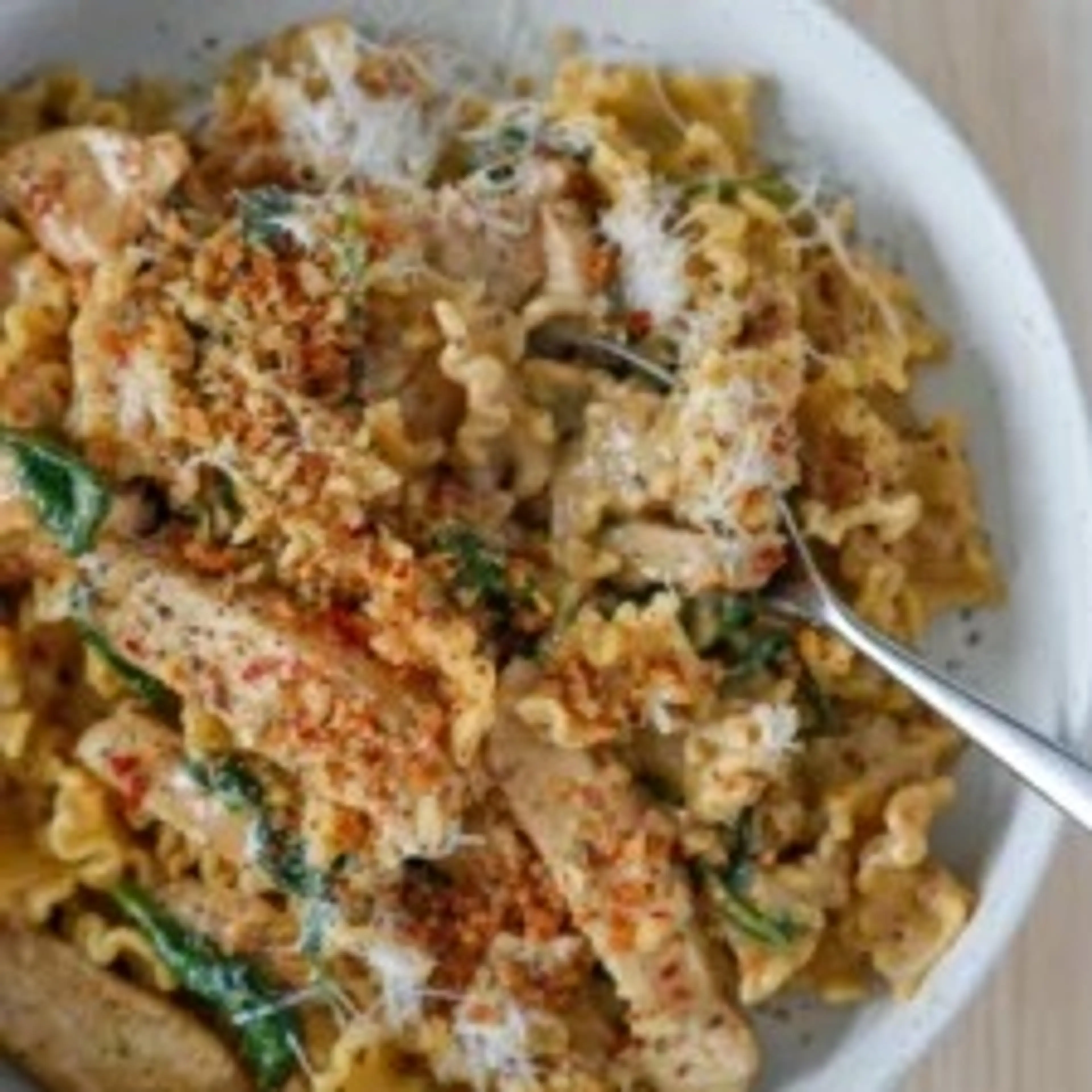 Creamy Parmesan Chicken Pasta