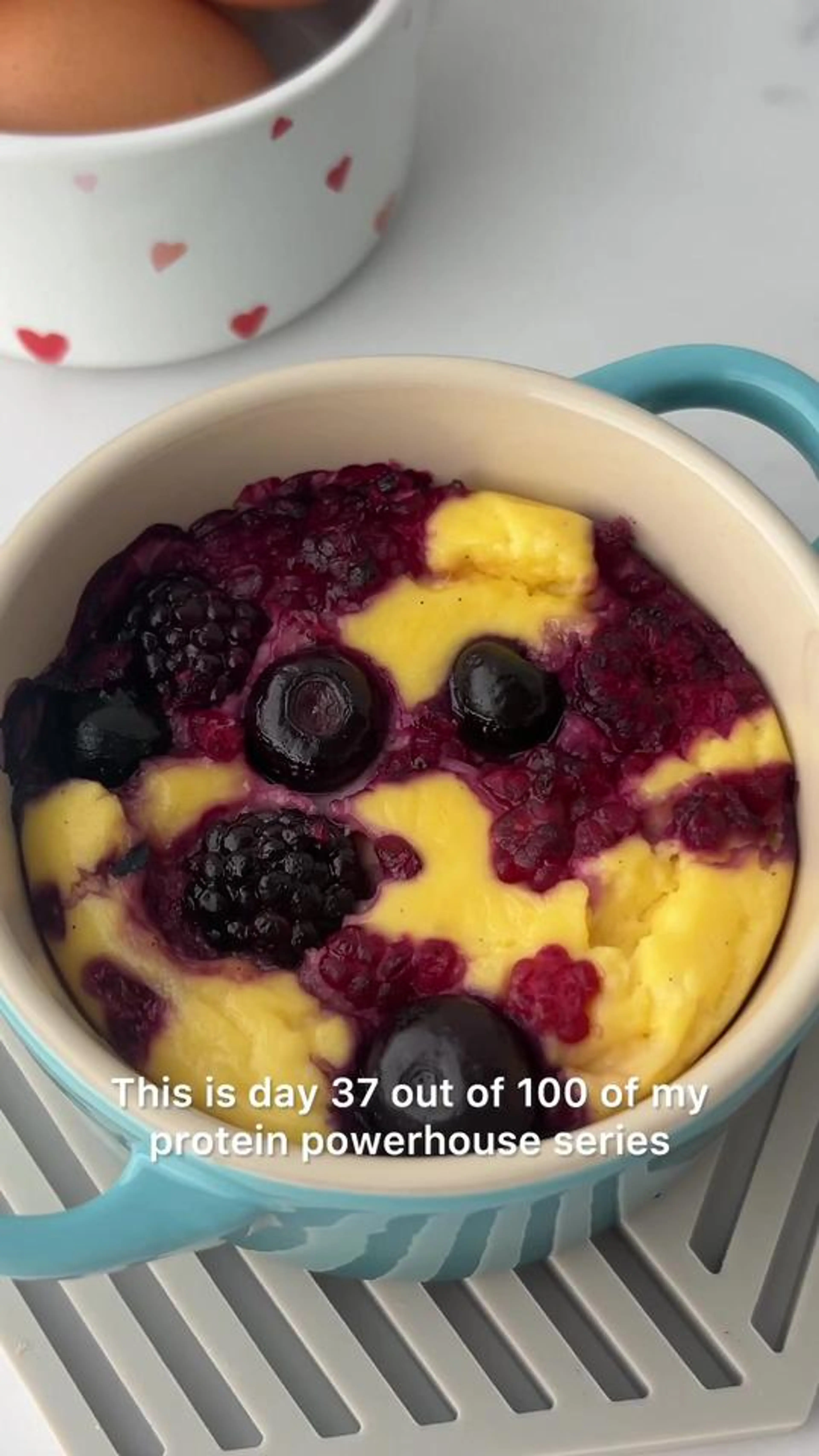Single Serve Berry Yoghurt Bake