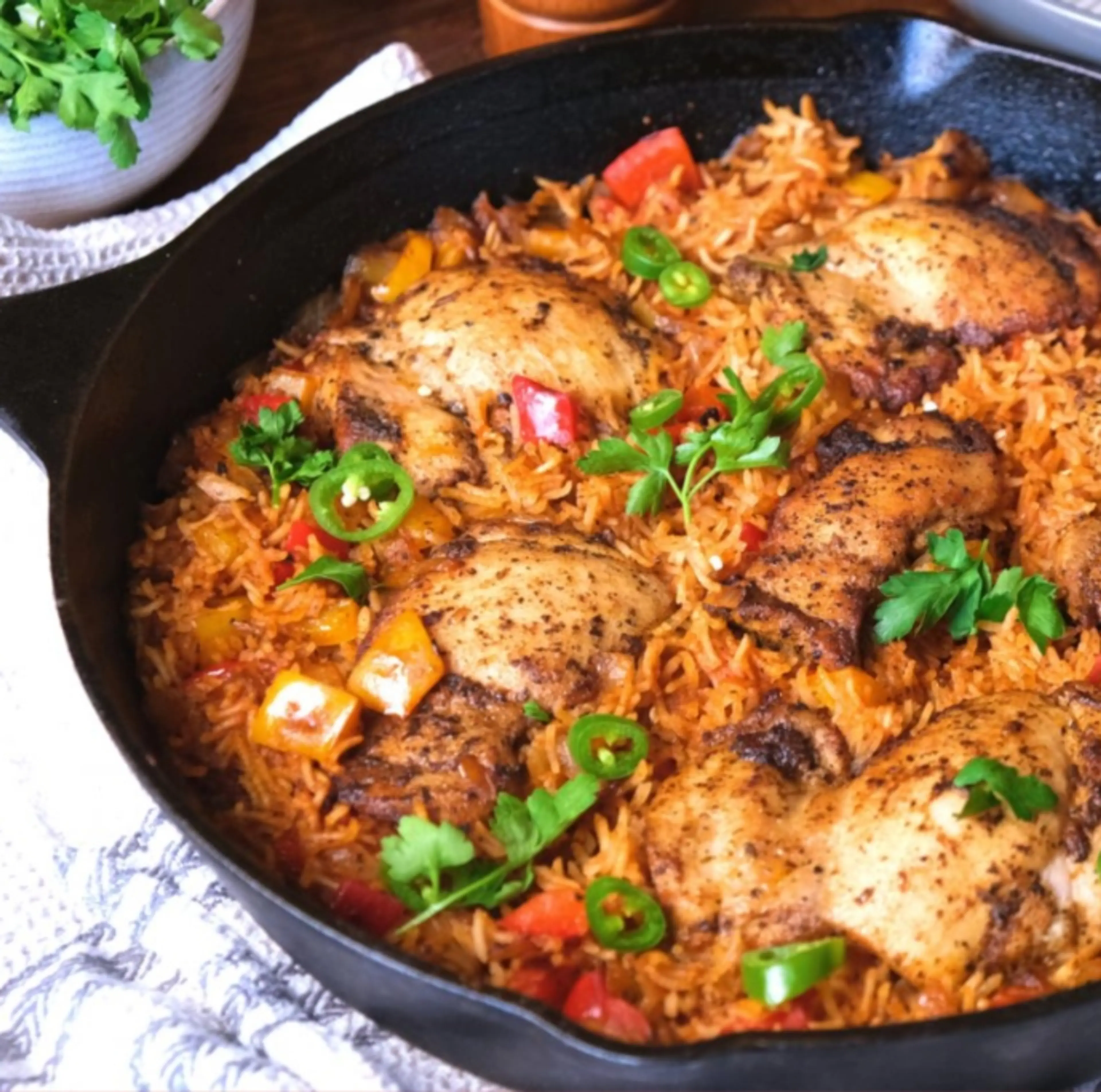 One Pot Cajun Chicken and Rice