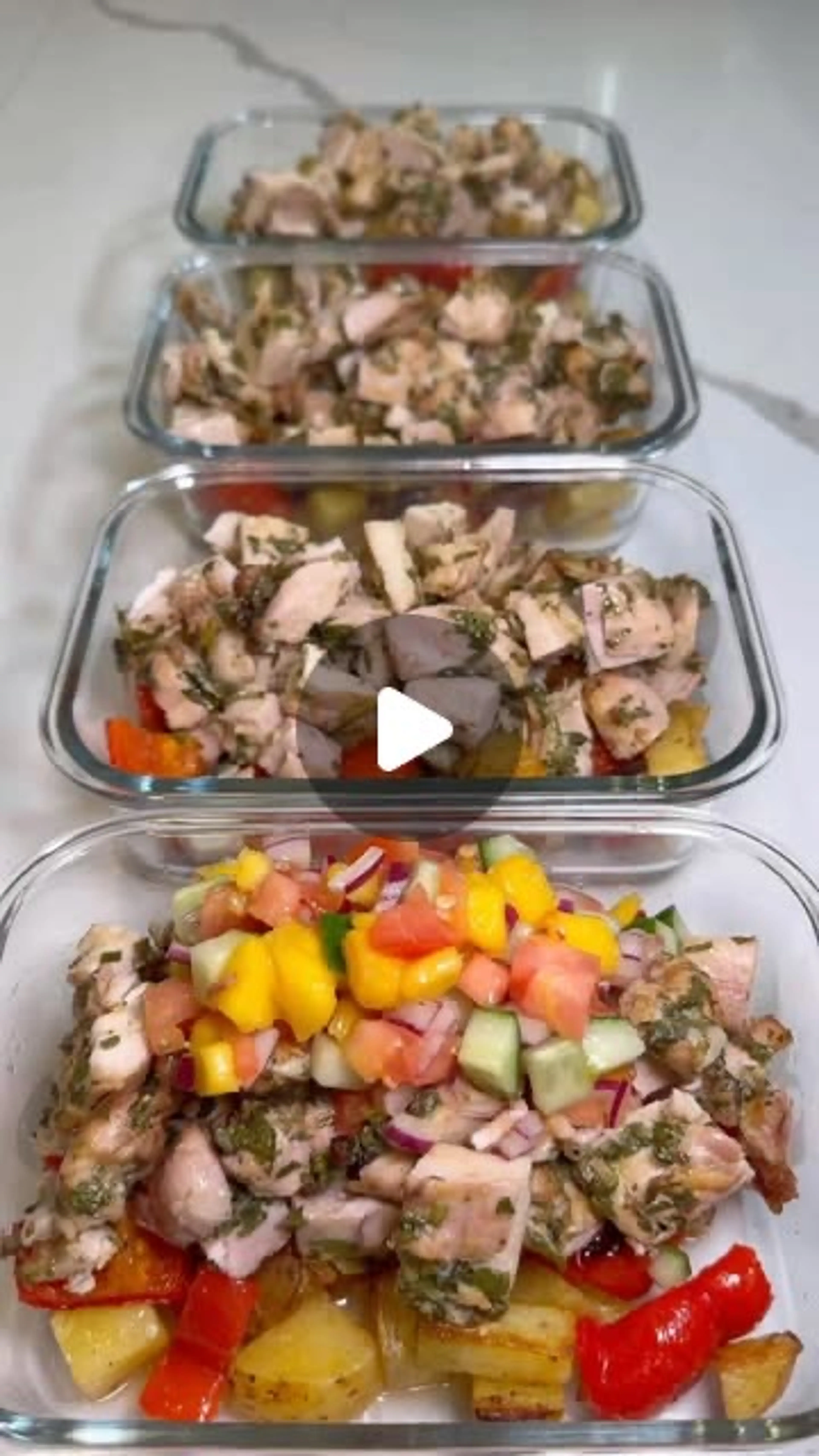 Chicken and Potato Bowls