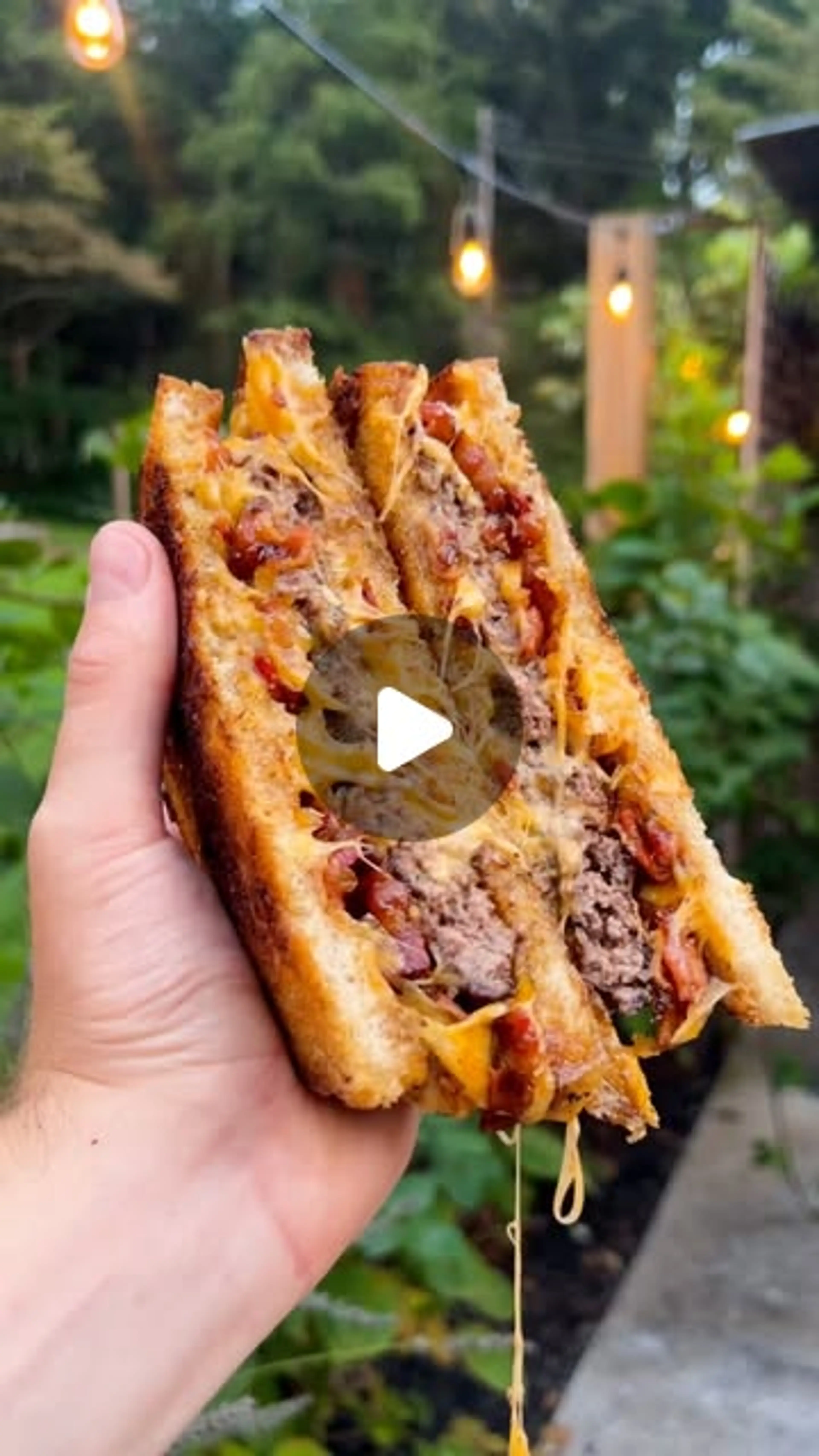 Bacon Jam Garlic Patty Melt
