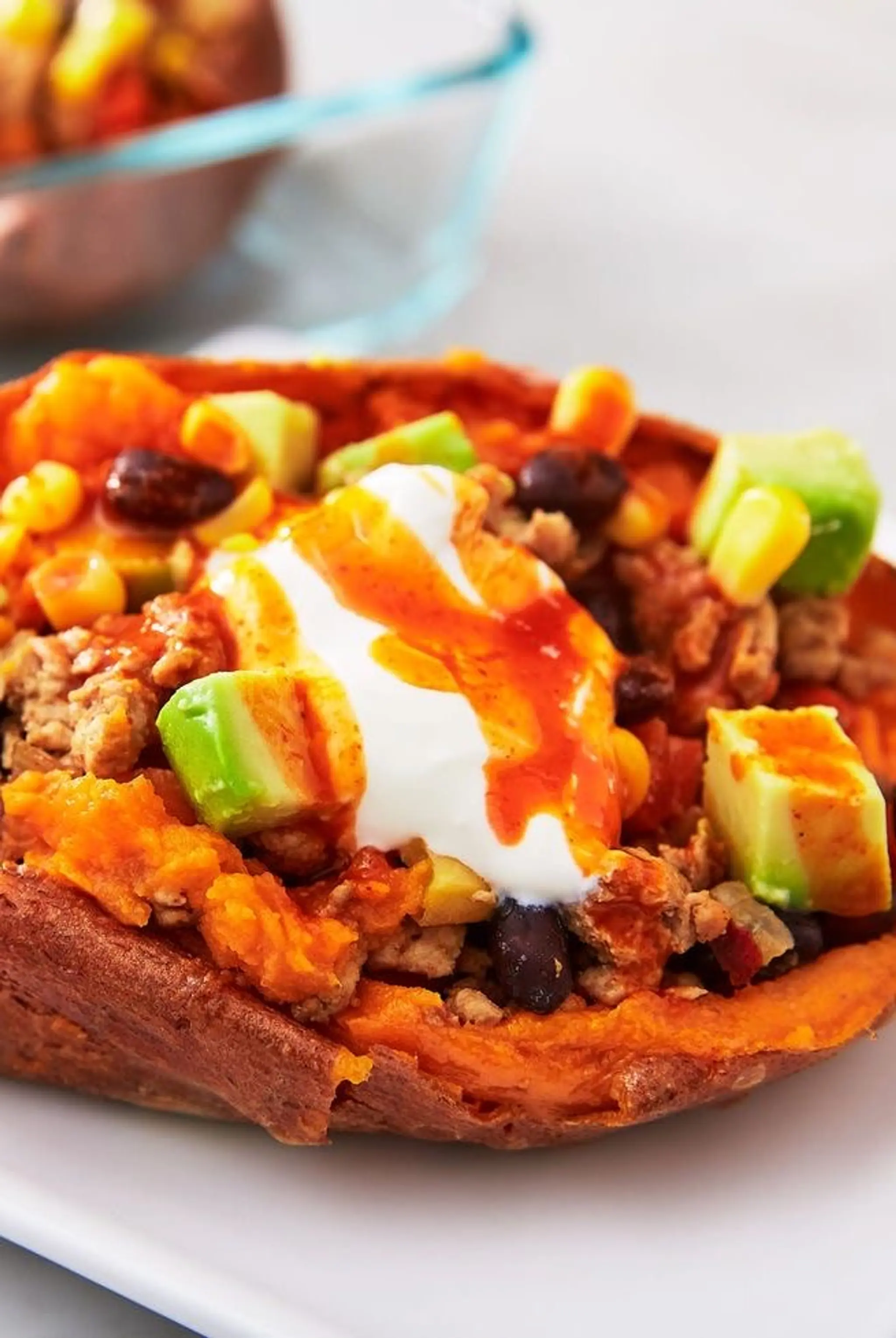 Taco Stuffed Sweet Potatoes