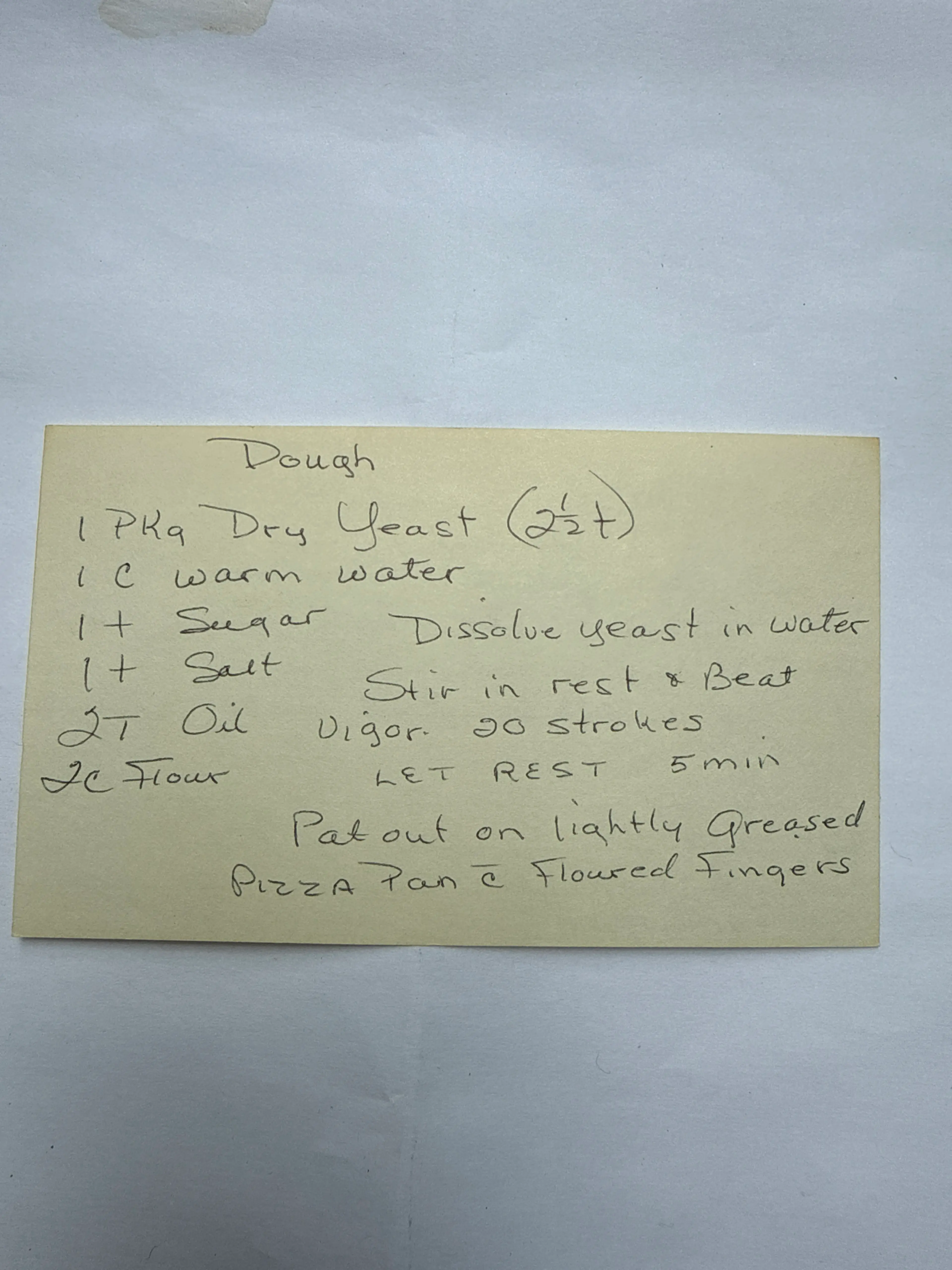 Pizza Dough
