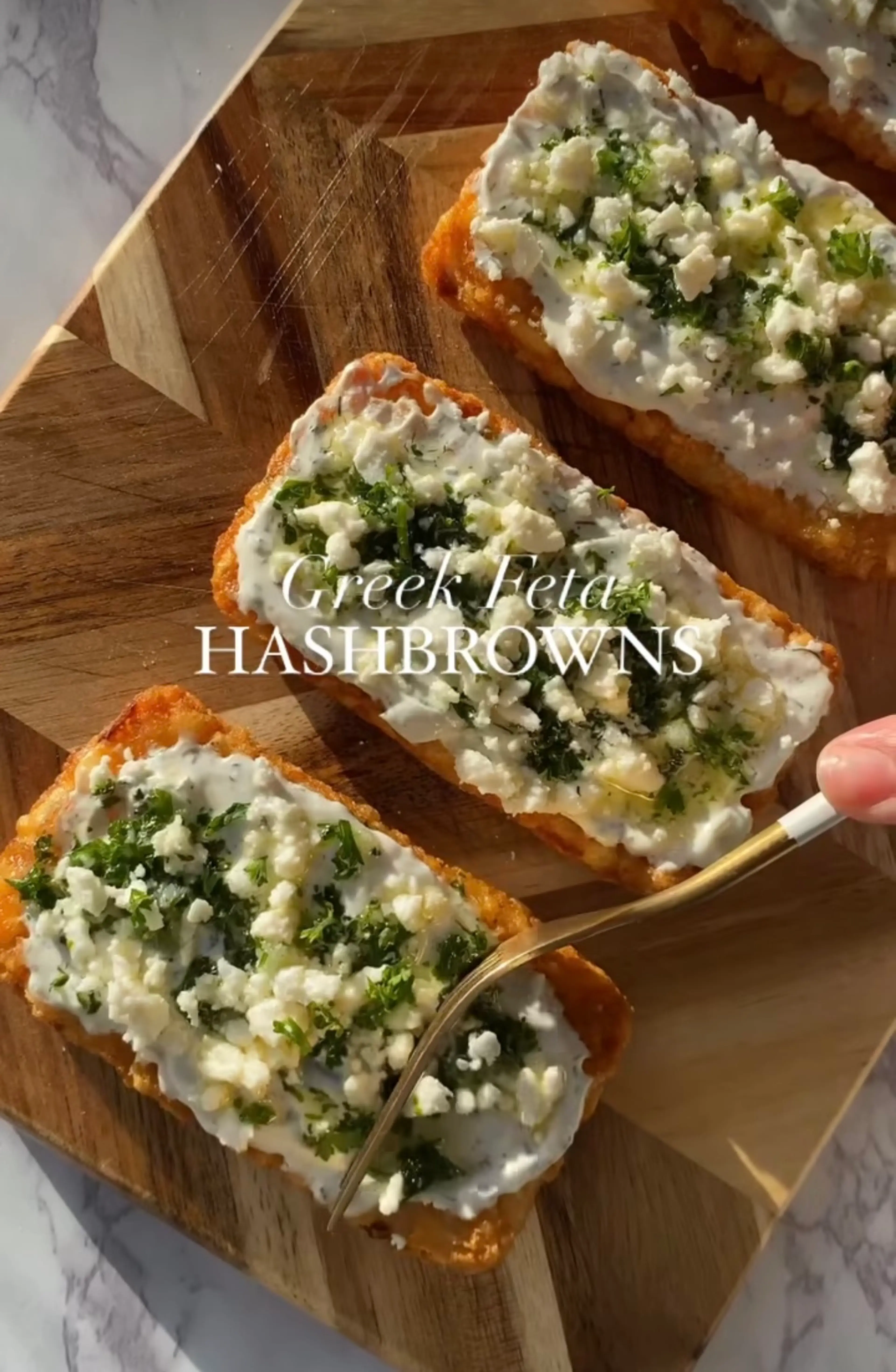 Greek Feta Hashbrowns