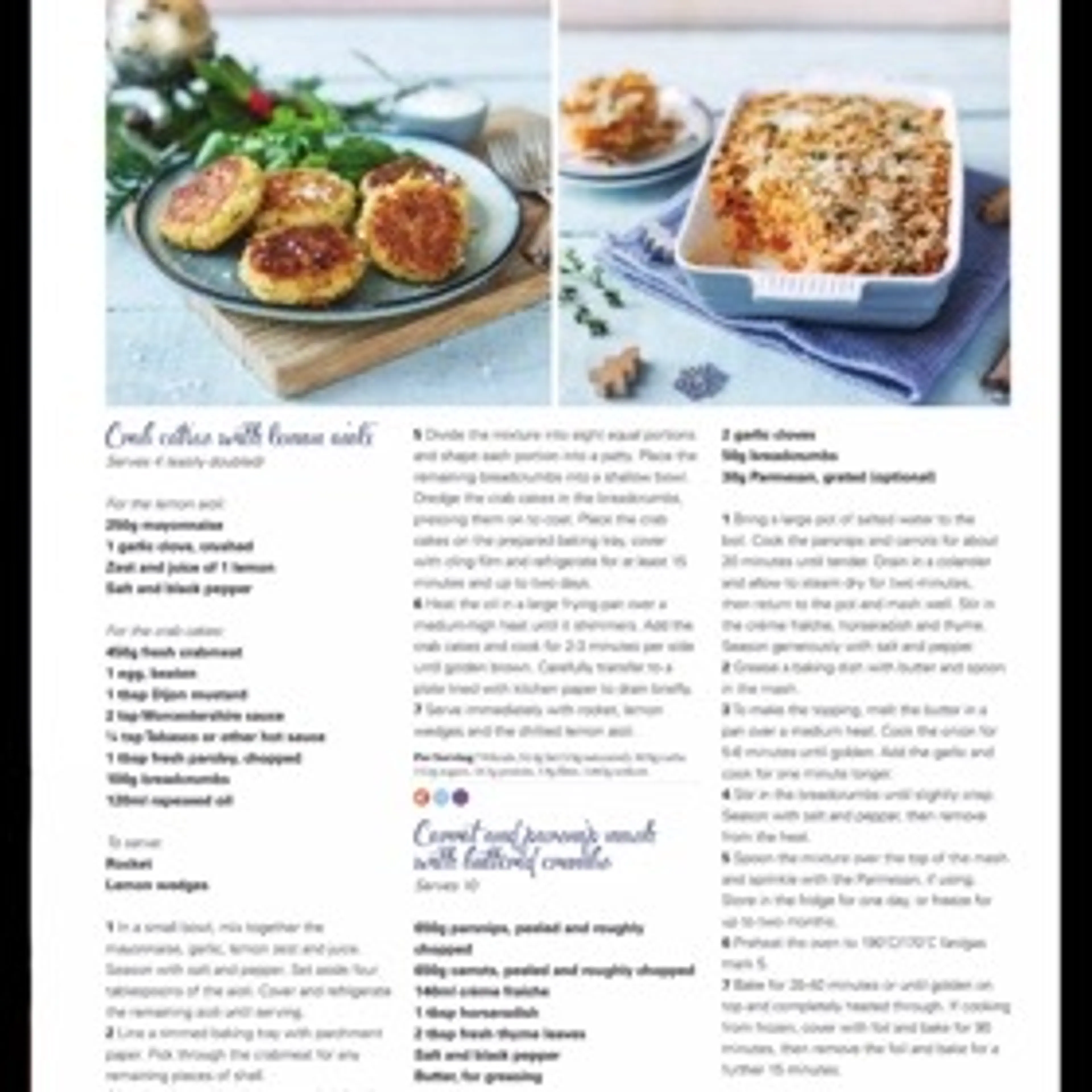 Carrot and parsnip mash