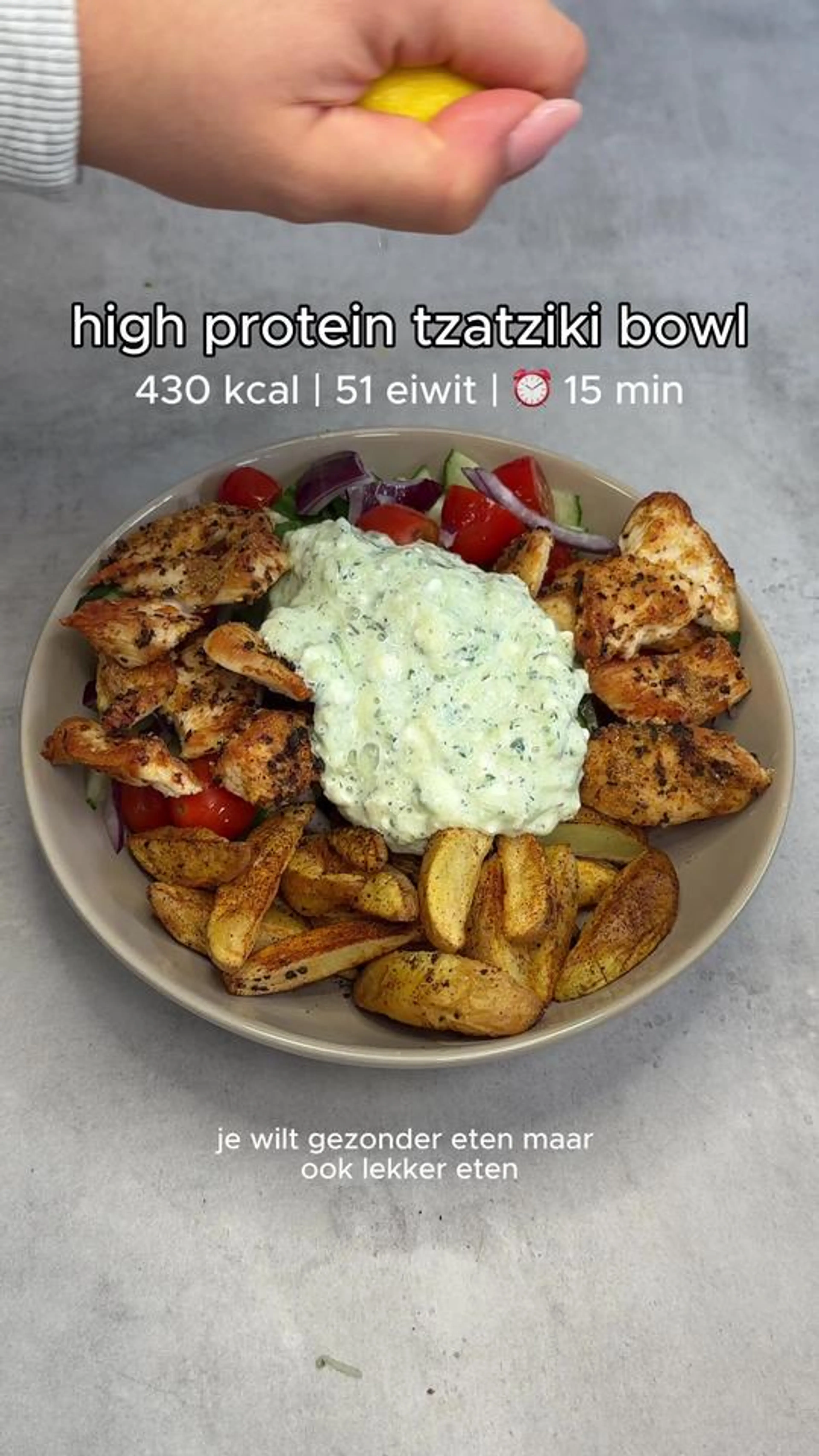 Eiwitrijke Tzatziki Bowl