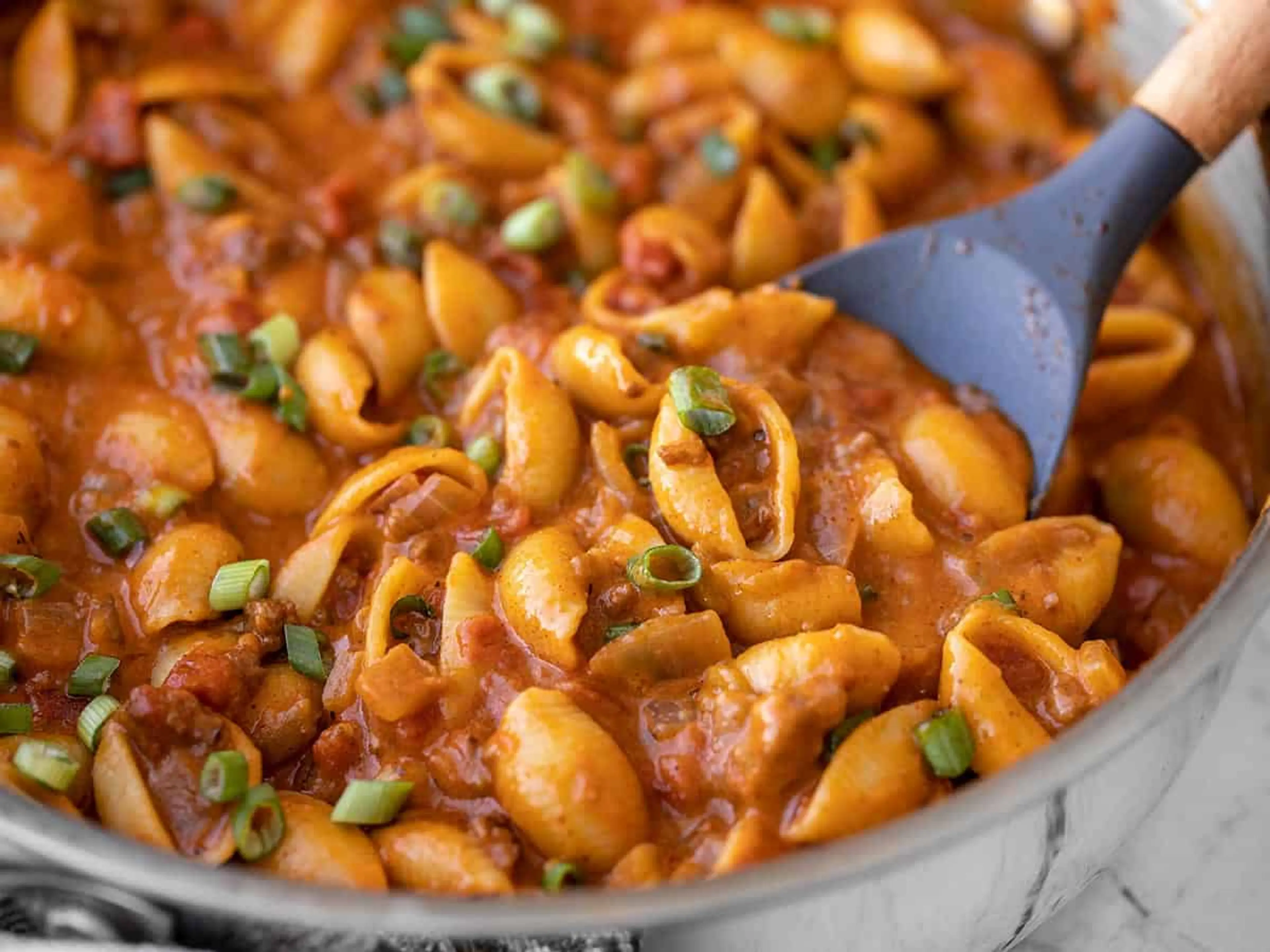 One Pot Beef Taco Pasta
