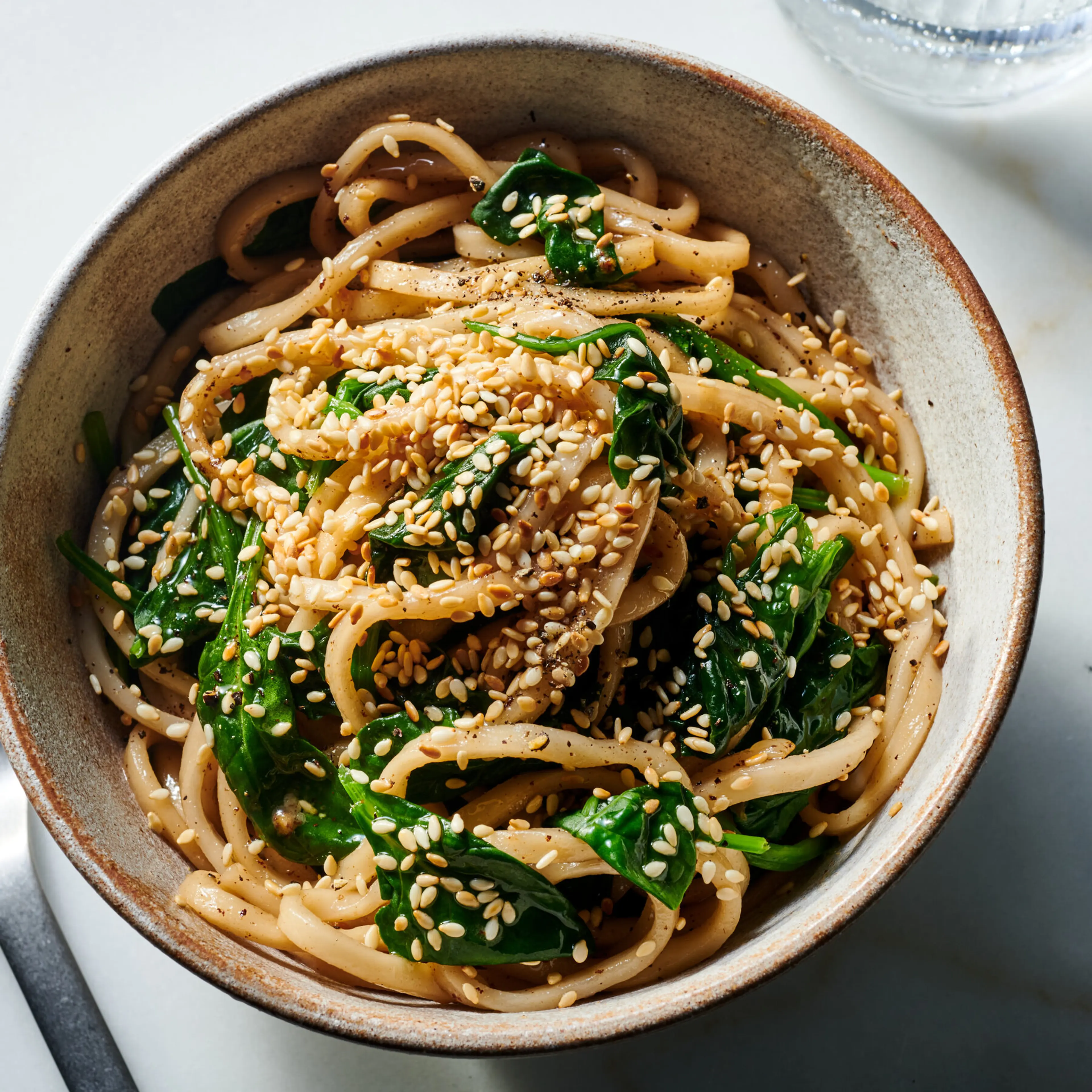 Sesame-Brown Butter Udon Noodles