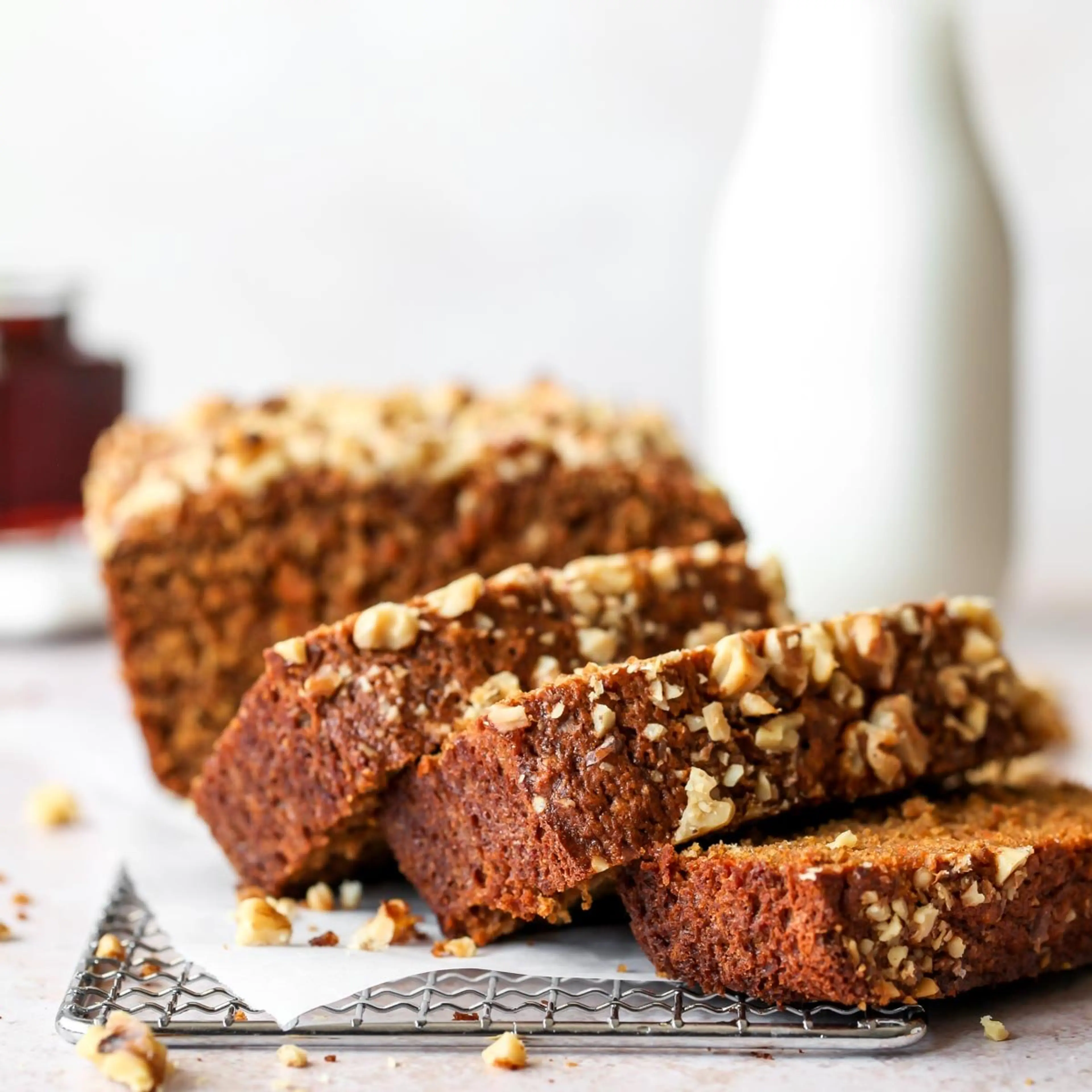 Whole Wheat Apple Walnut Carrot Bread