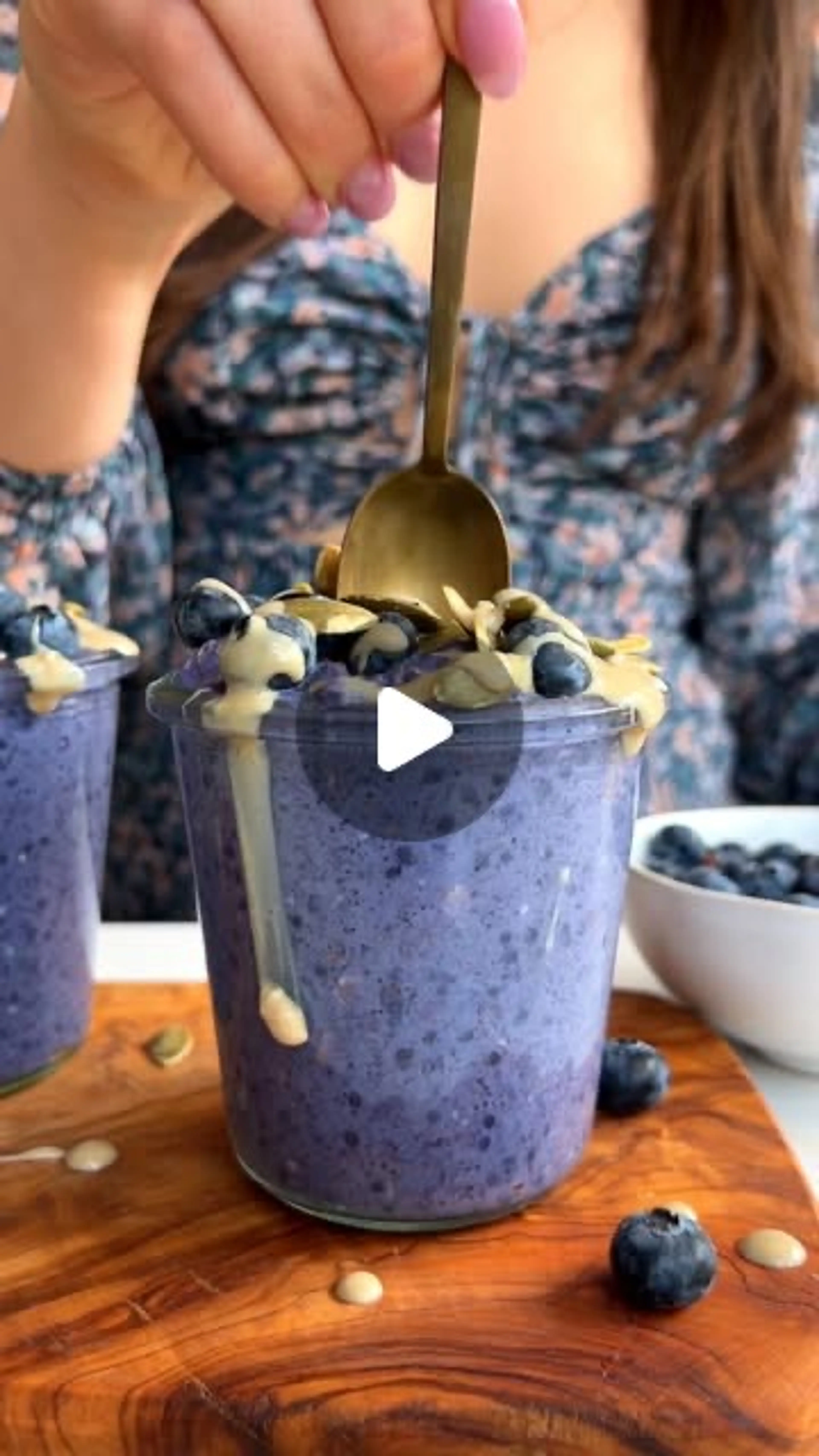Ditch Your Boring Breakfast and Make These Vibrant Blueberry