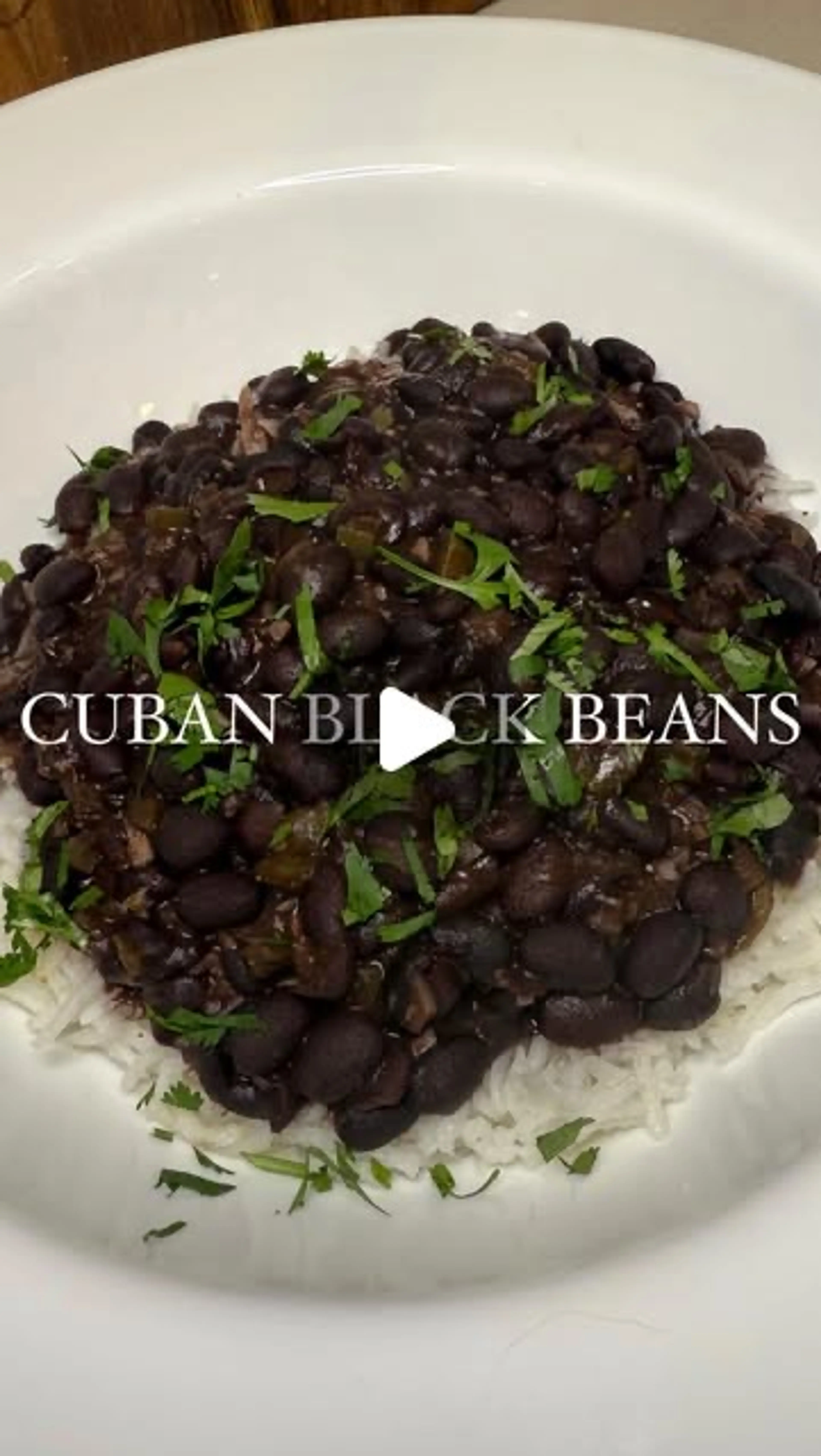 Authentic Cuban Black Beans