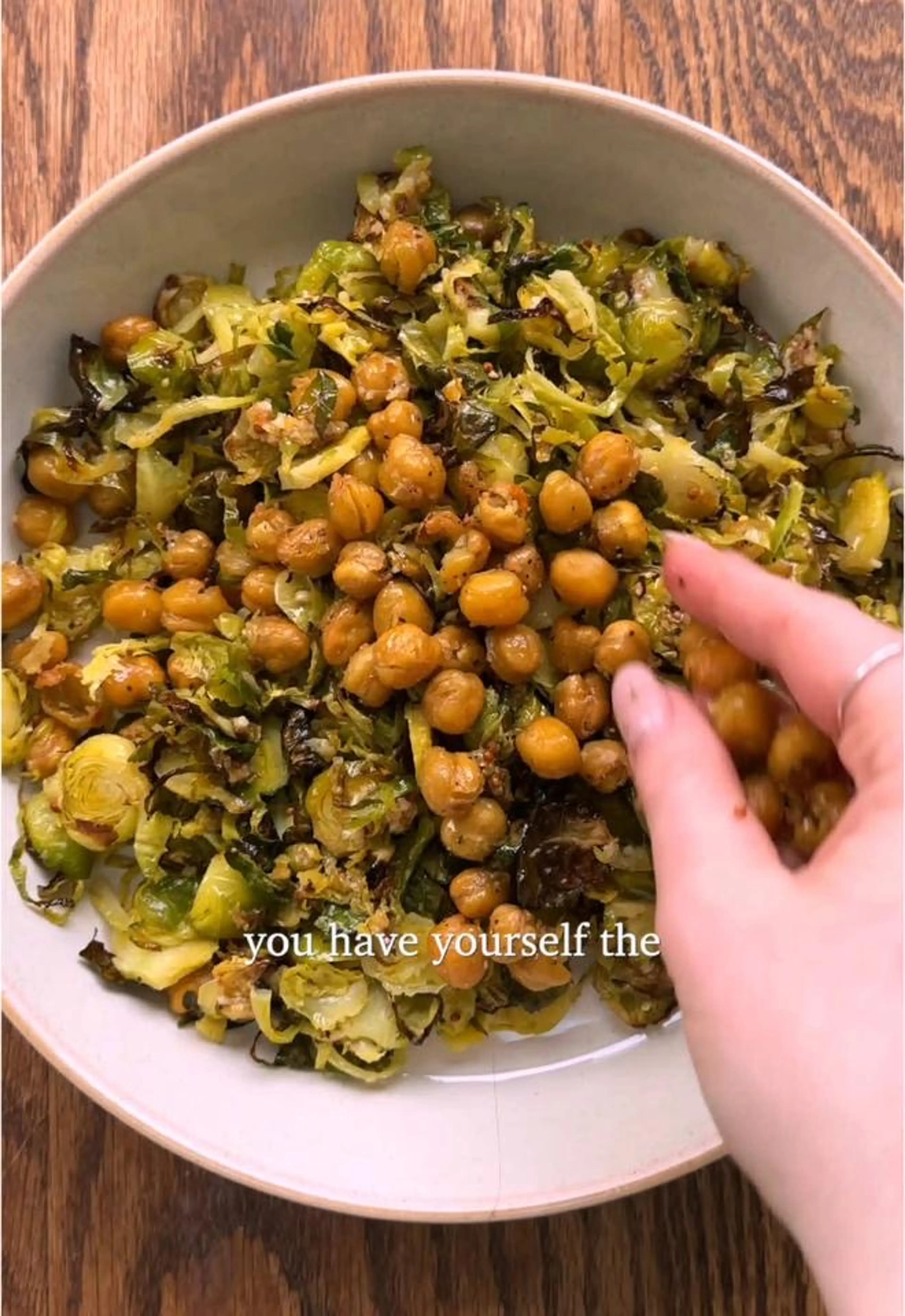 The Ultimate Winter Salad - Shredded Sprout & Charred Lemon