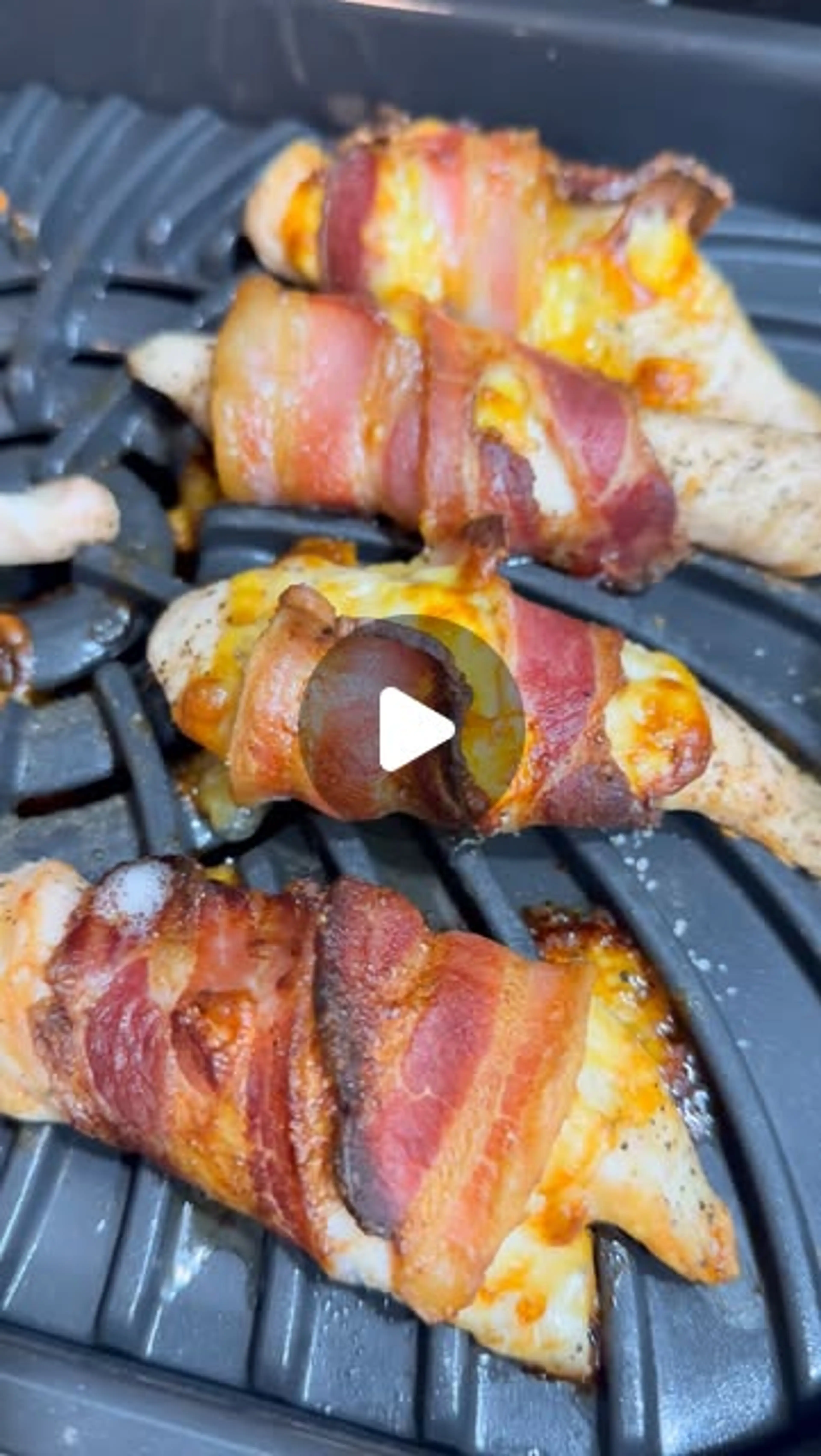 Bacon Wrapped Cheesy Chicken