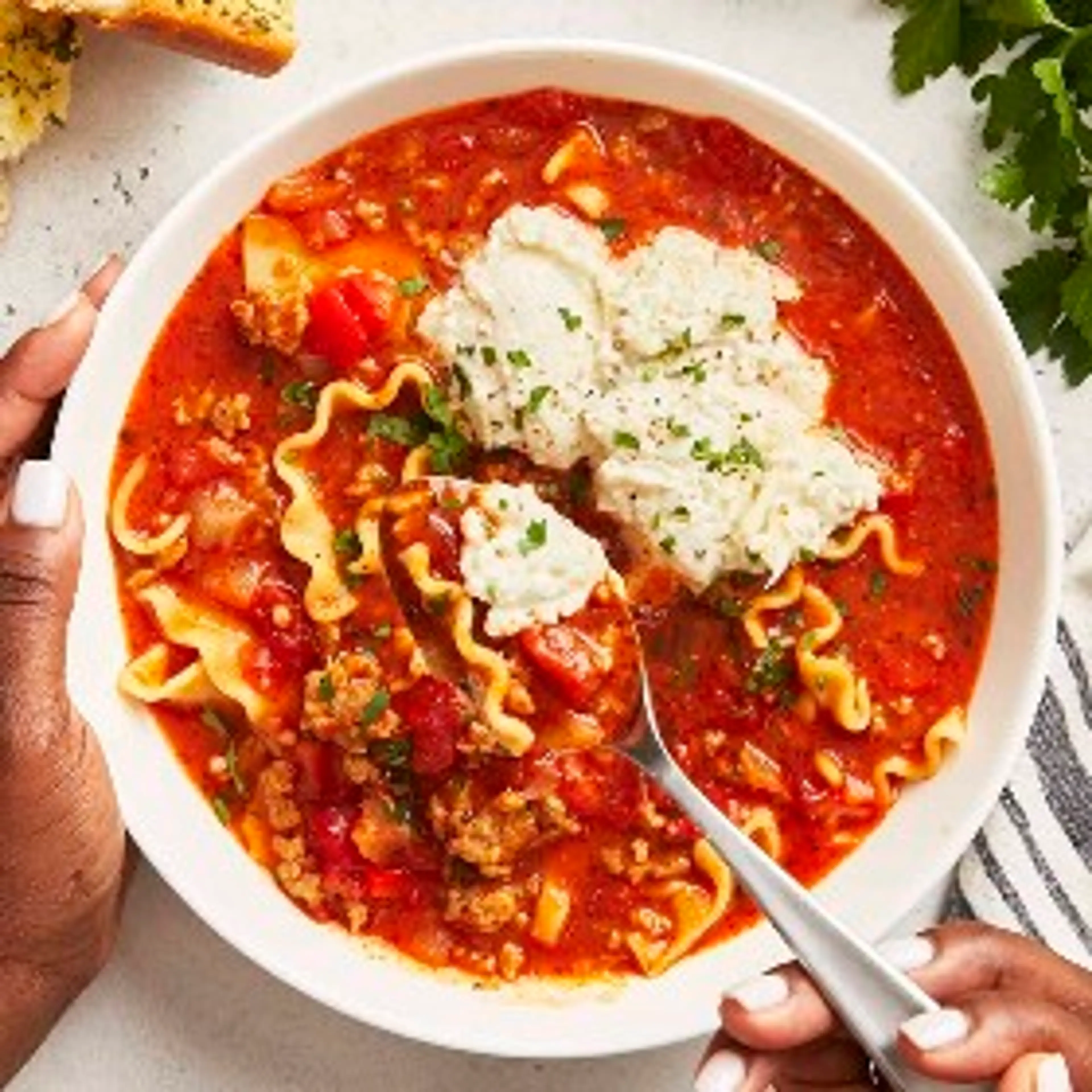 Lasagna Soup