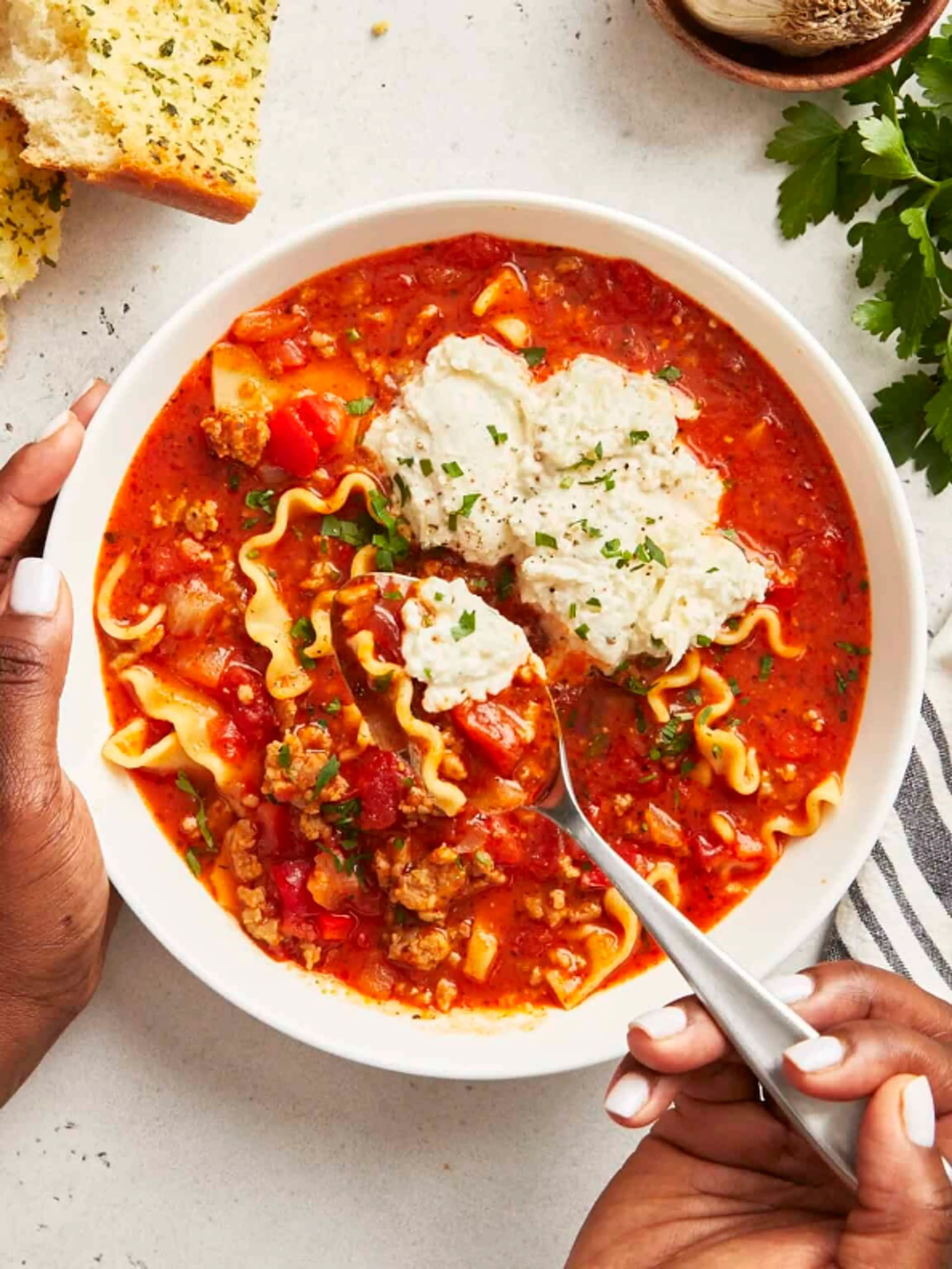 Lasagna Soup