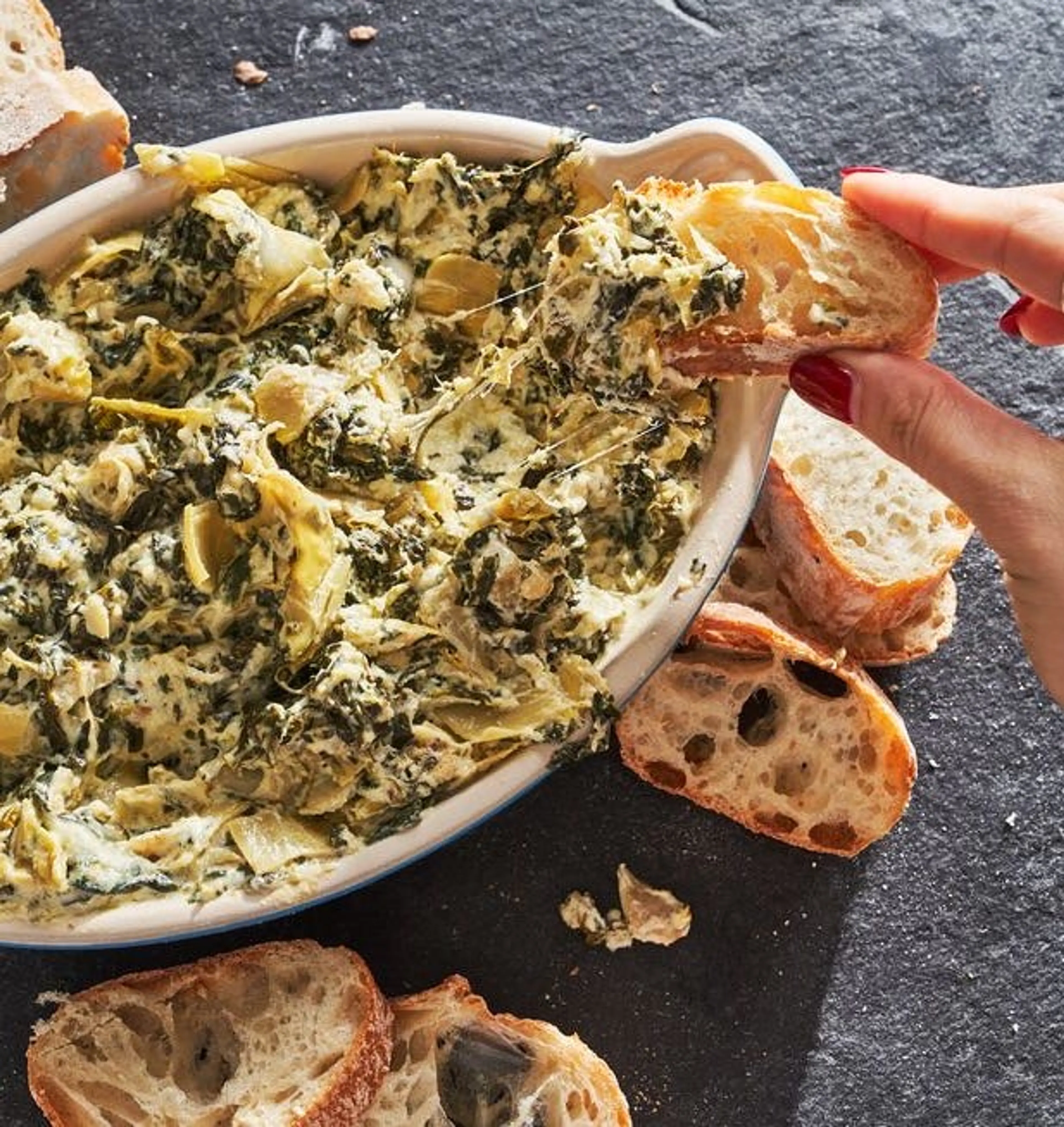 Crockpot Spinach Artichoke Dip