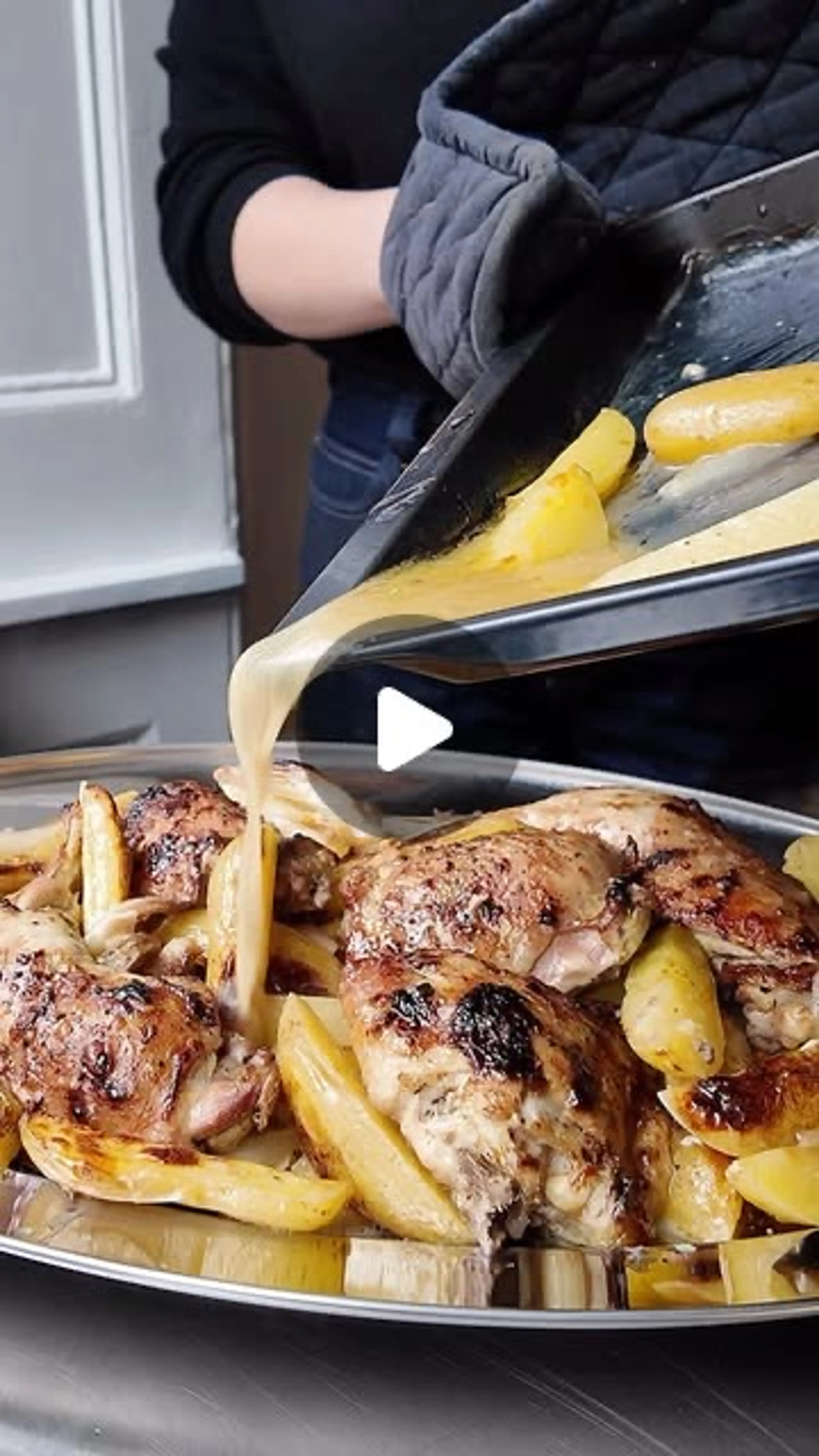 Chicken With Anchovies And Lemon And Parsley Oil