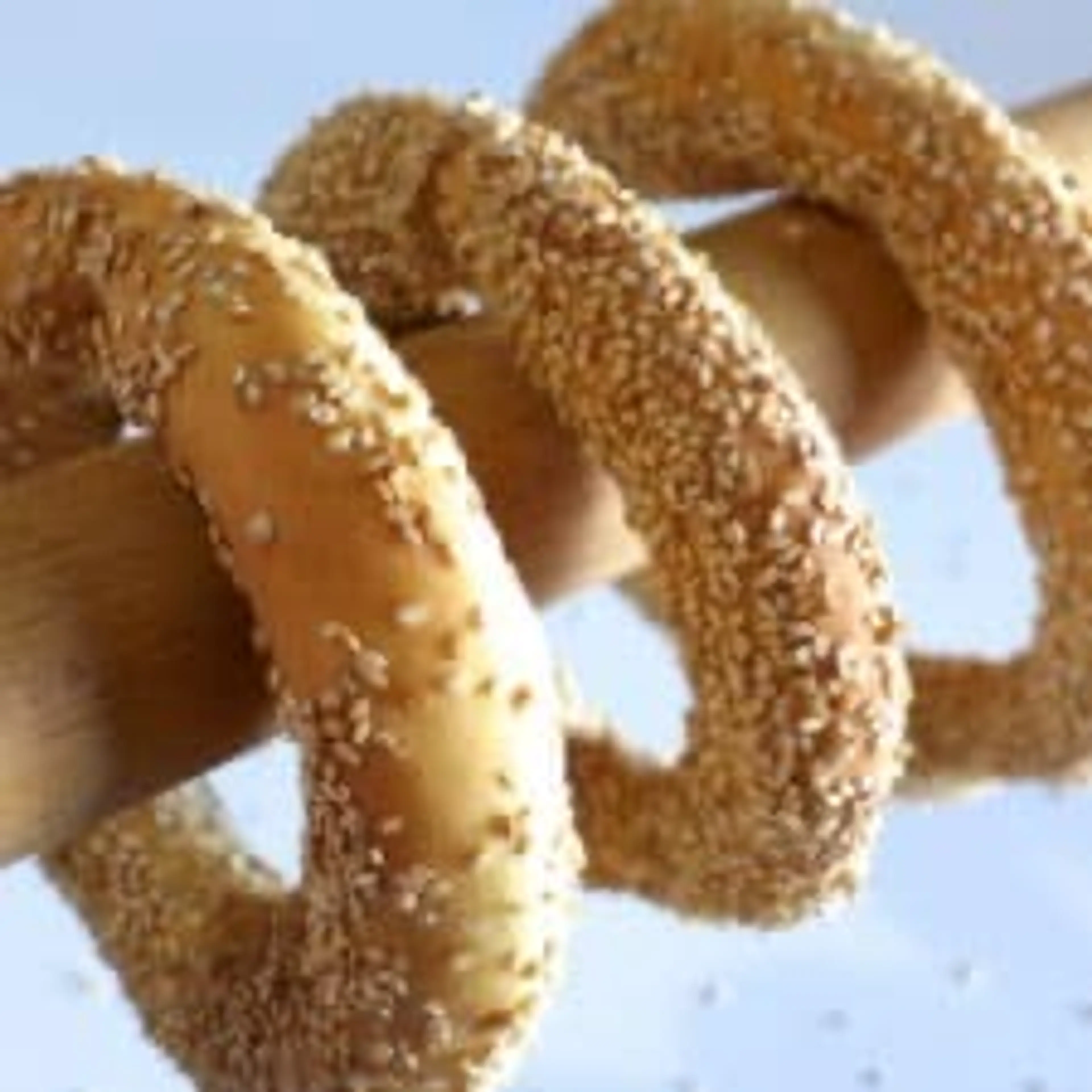 Greek Sesame Bread rings (Koulouri Thessalonikis)