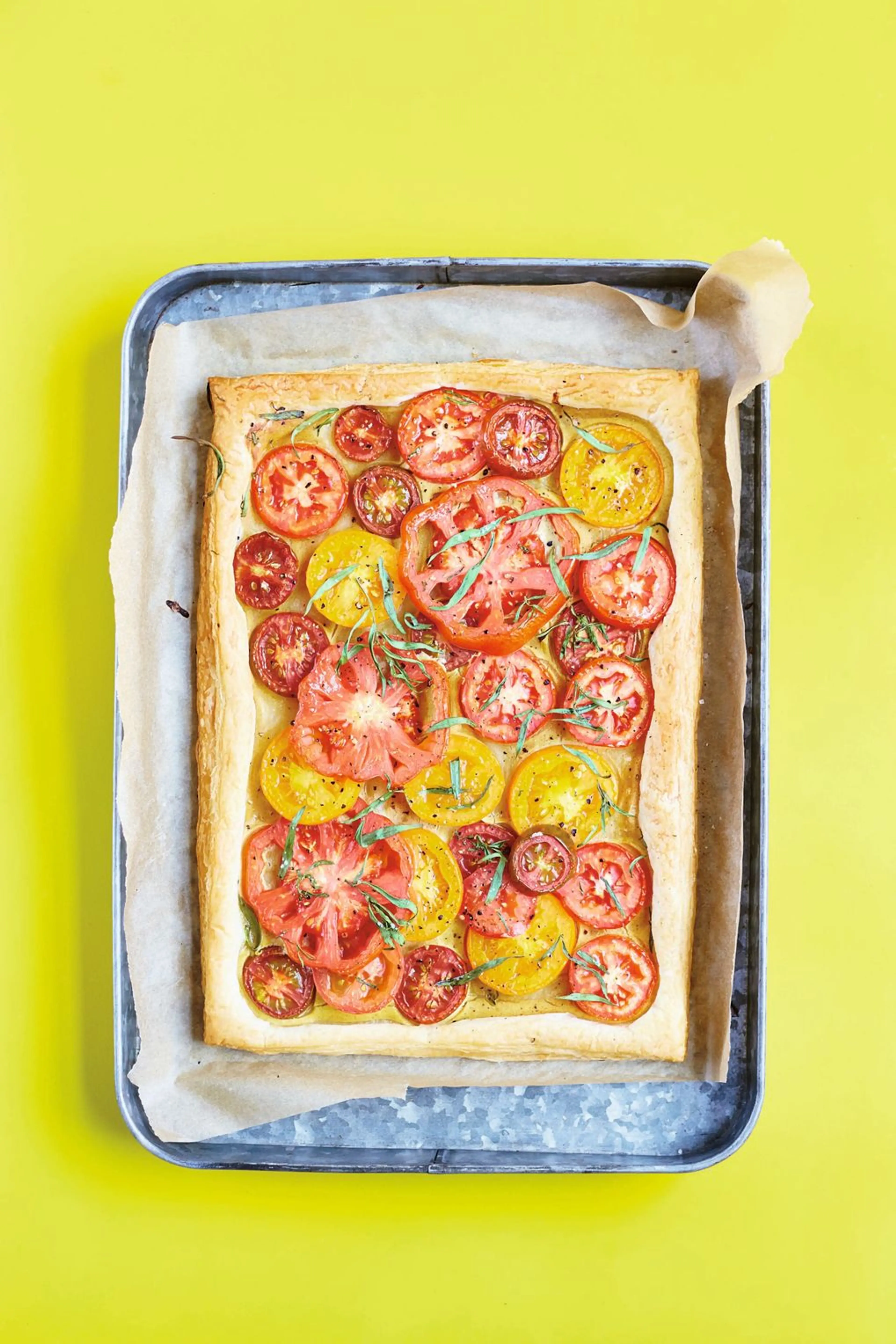 French Tomato and Mustard Tart with Tarragon