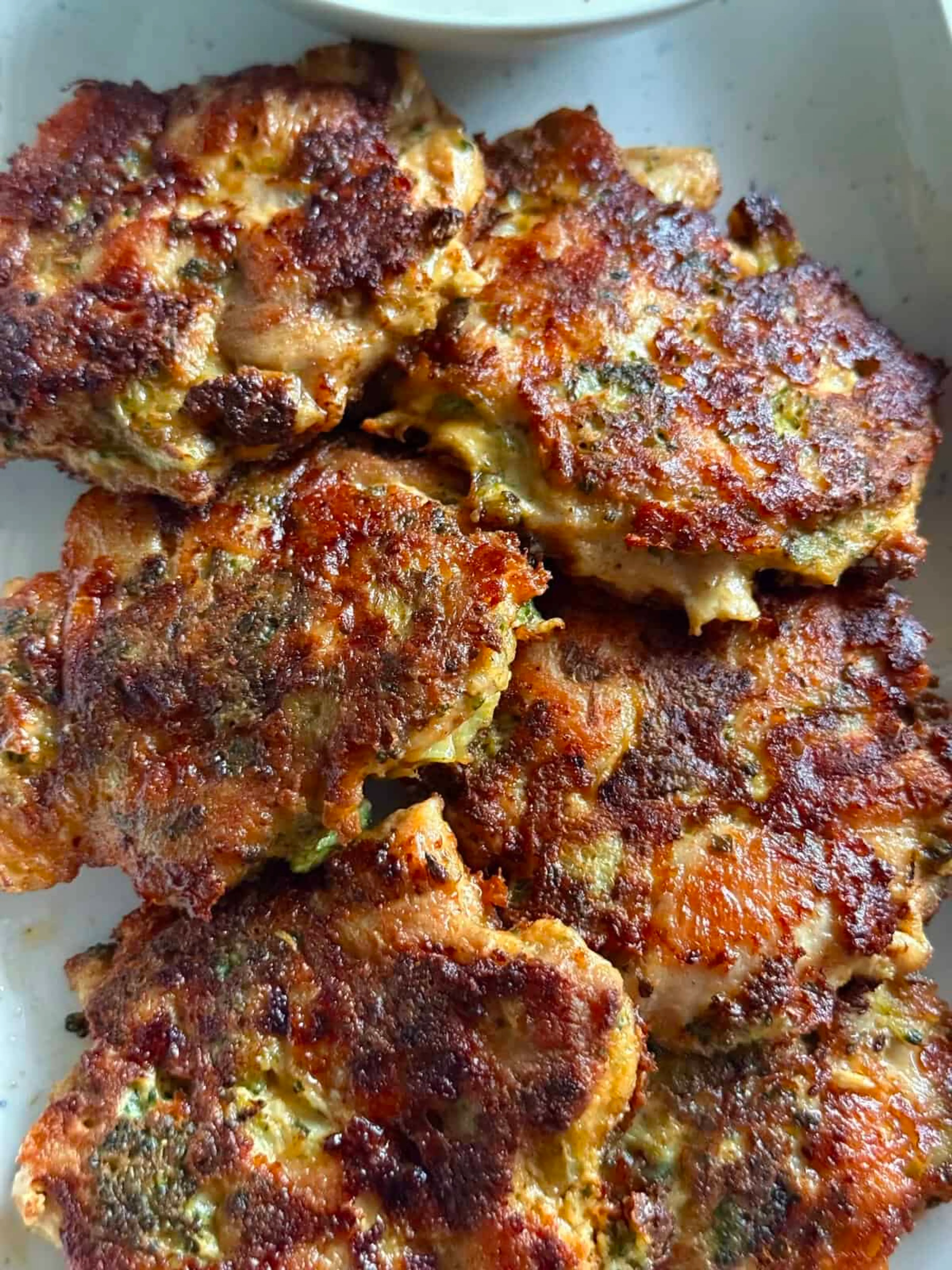 4 Ingredient Broccoli Chicken Fritters (Low Carb)