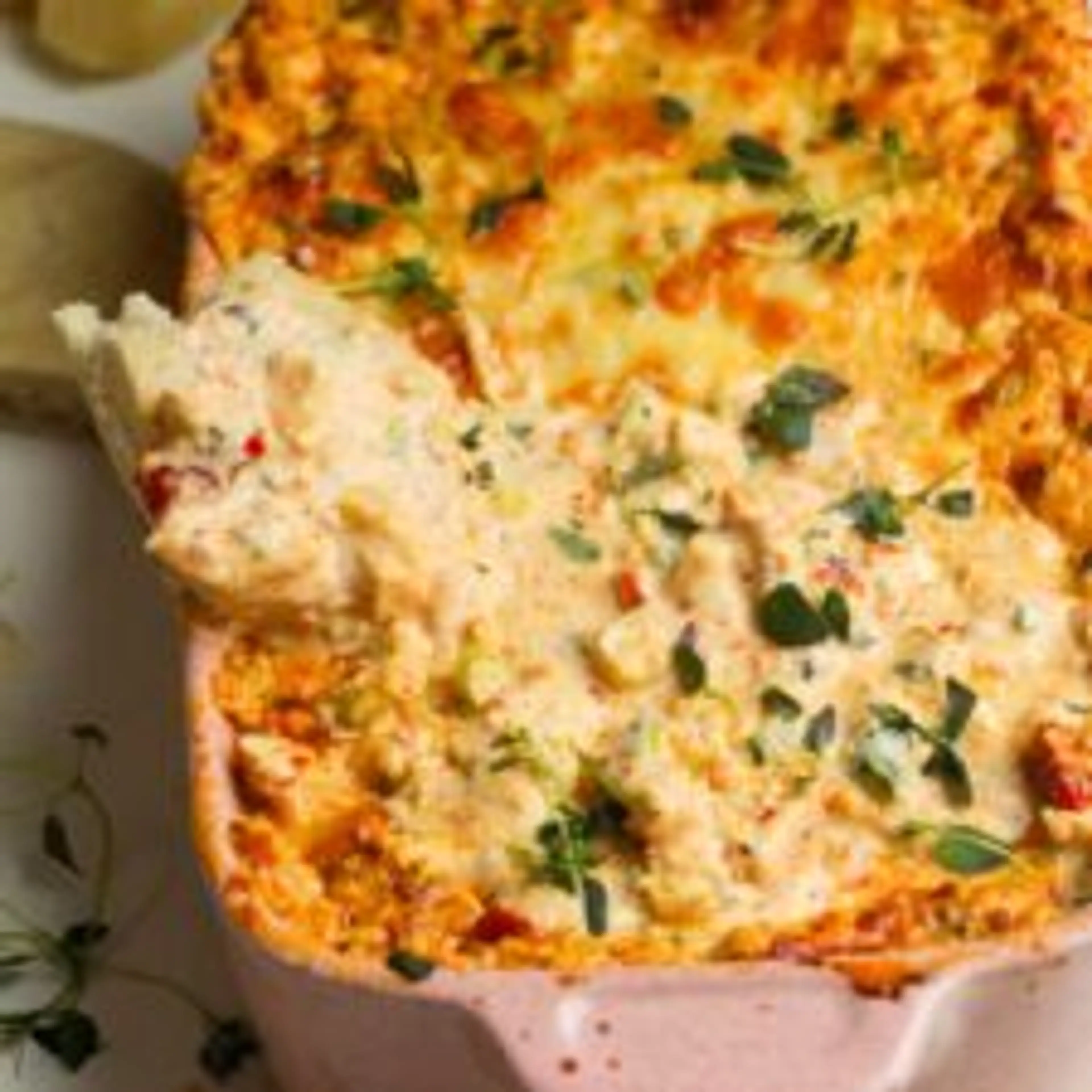 Creamy Baked 'Marry Me' Chicken Dip