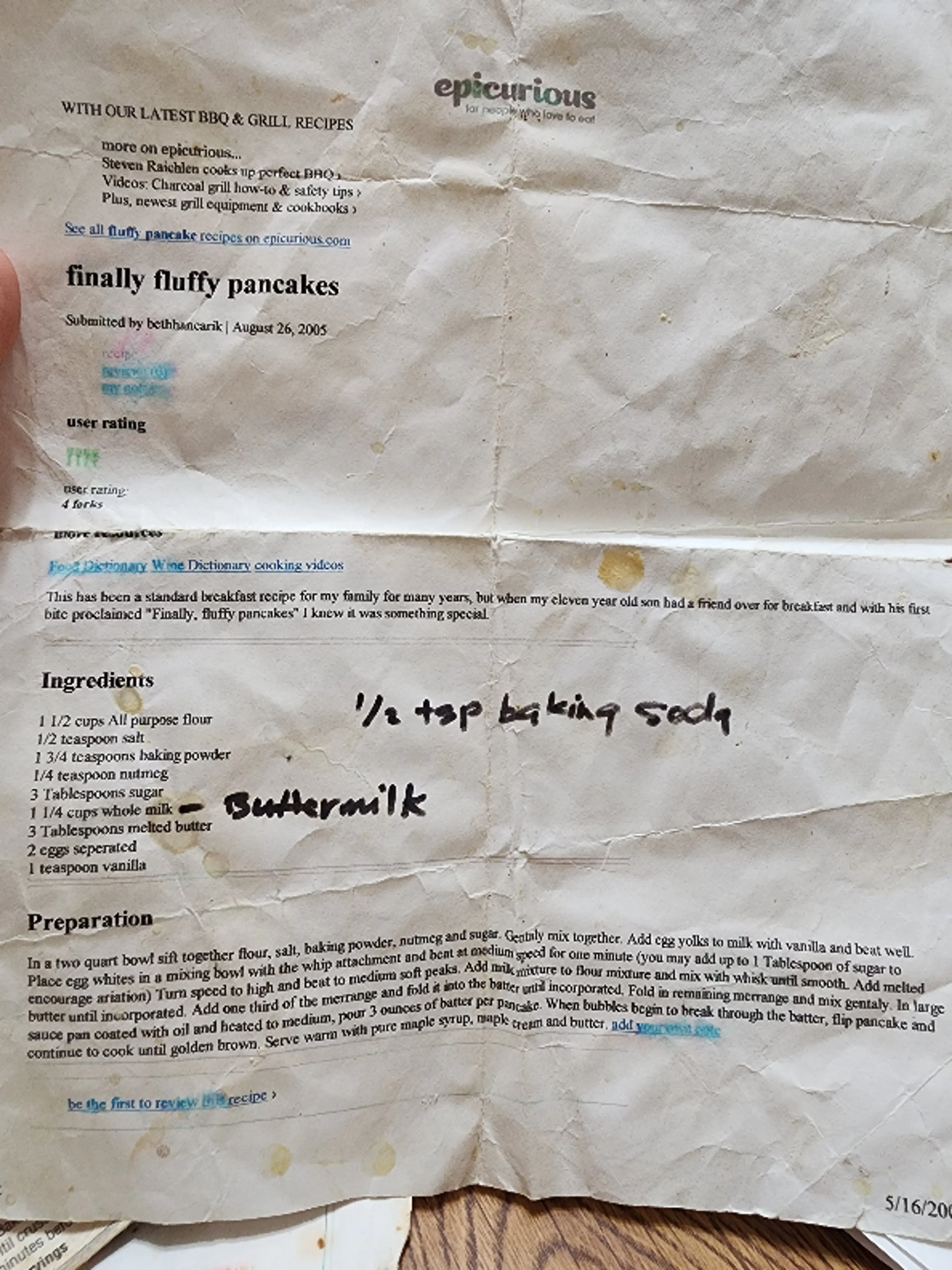 finally fluffy pancakes