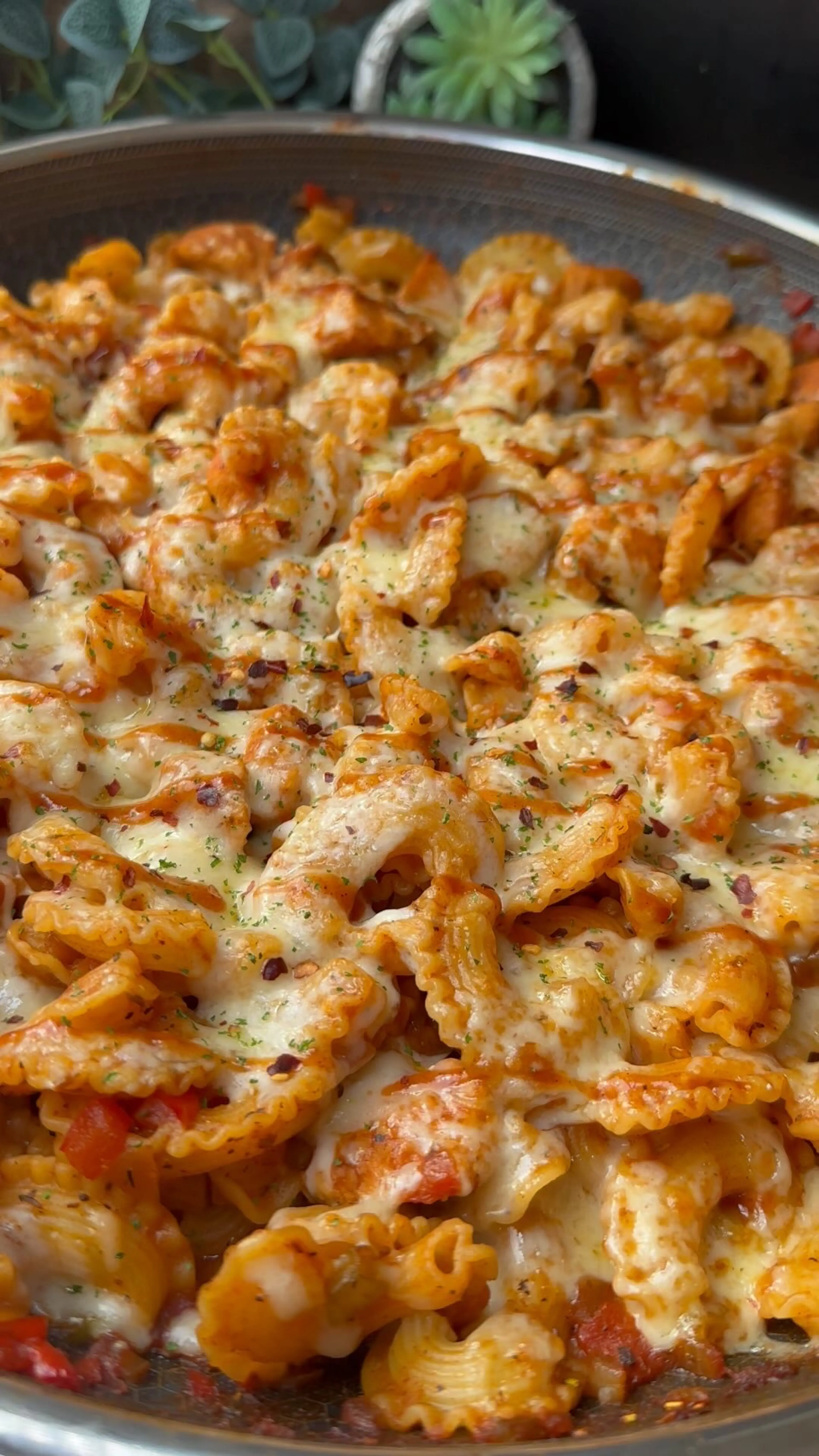 Cheesy Bbq Chicken Pasta