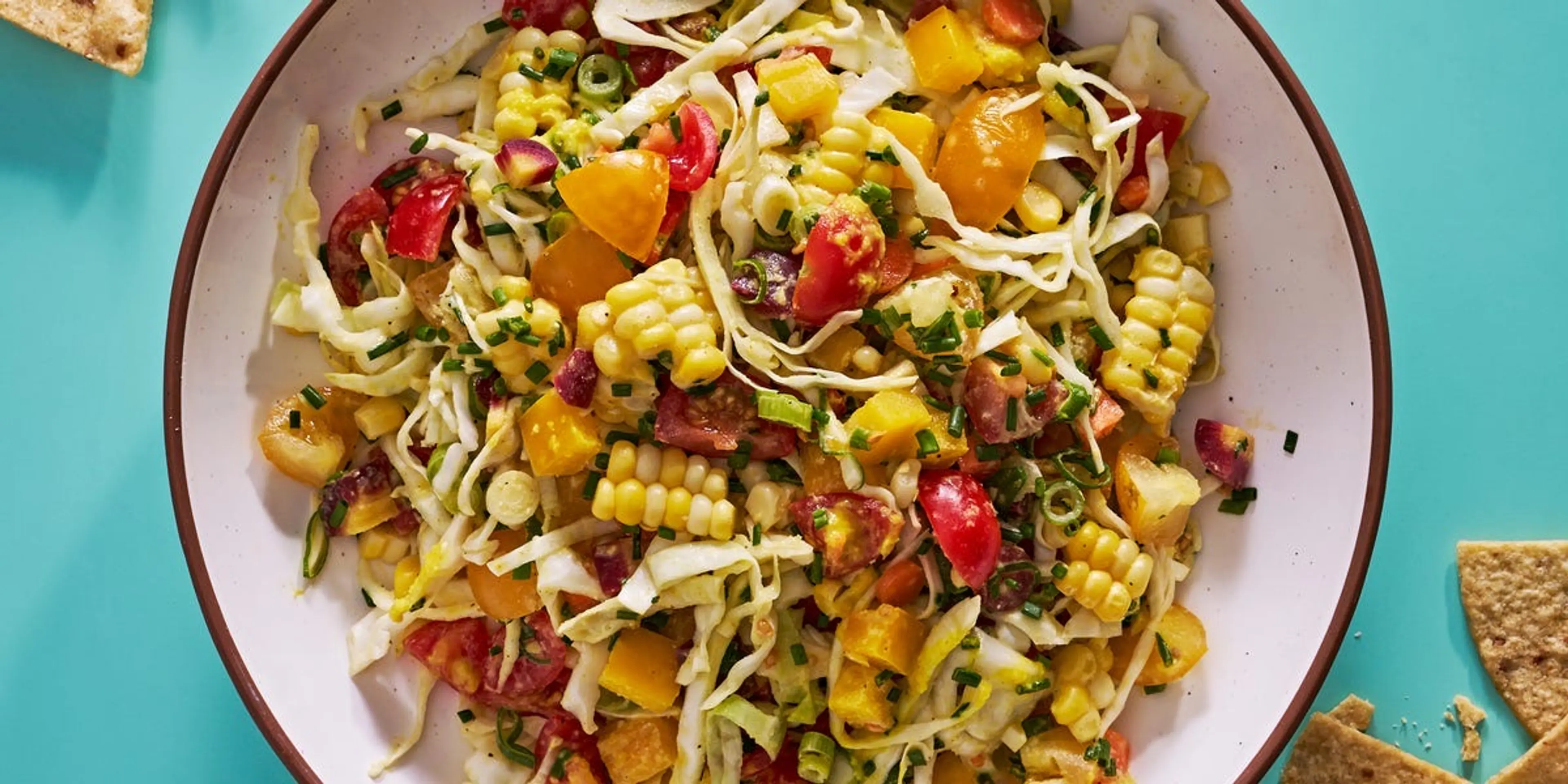 Golden Girl Salad With Sweet Corn Vinaigrette