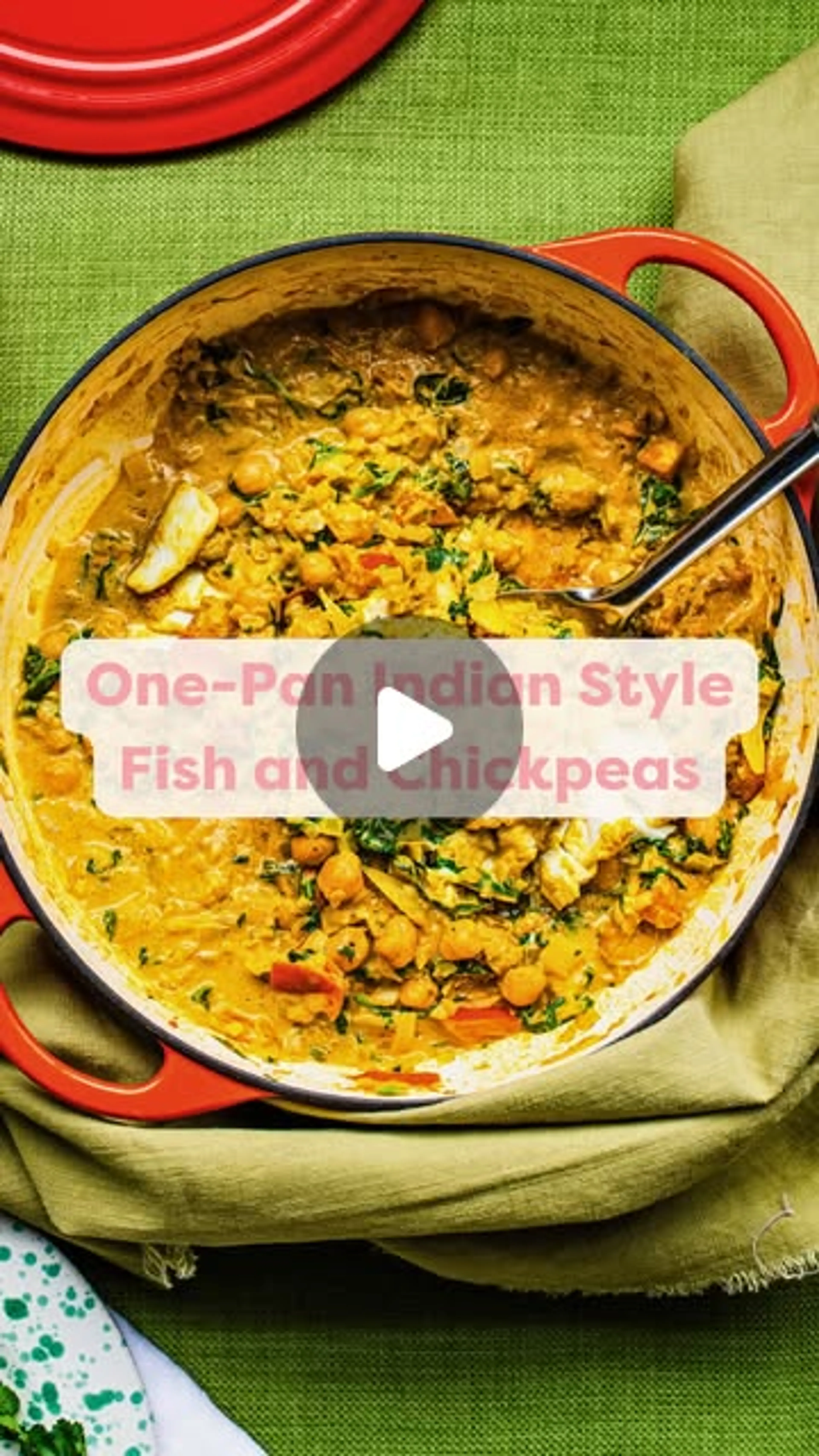 Fish And Chickpea One Pan Dinner