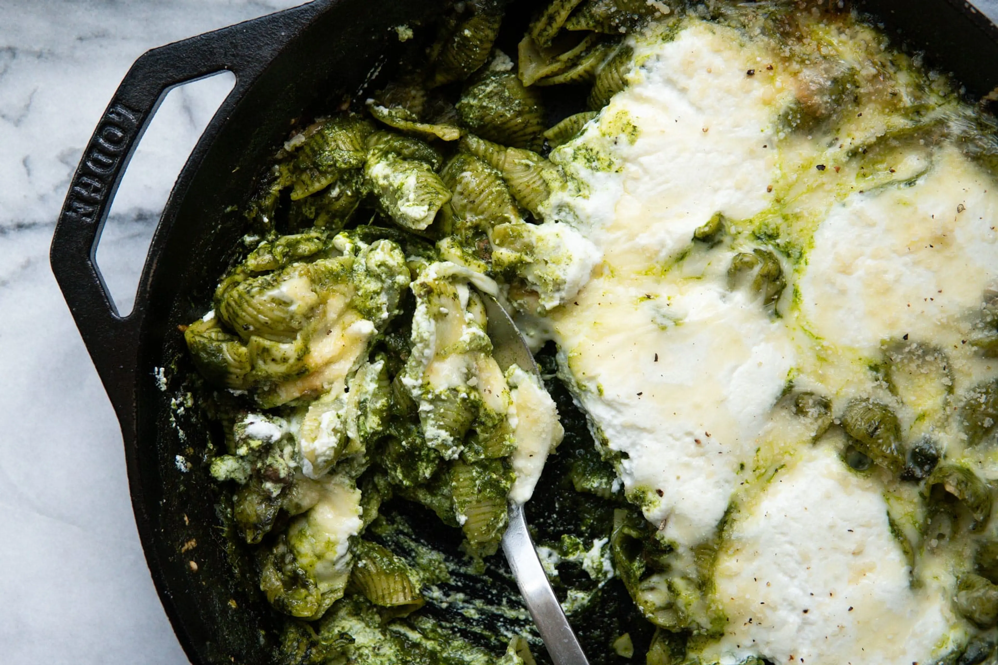 Skillet Green Lasagna