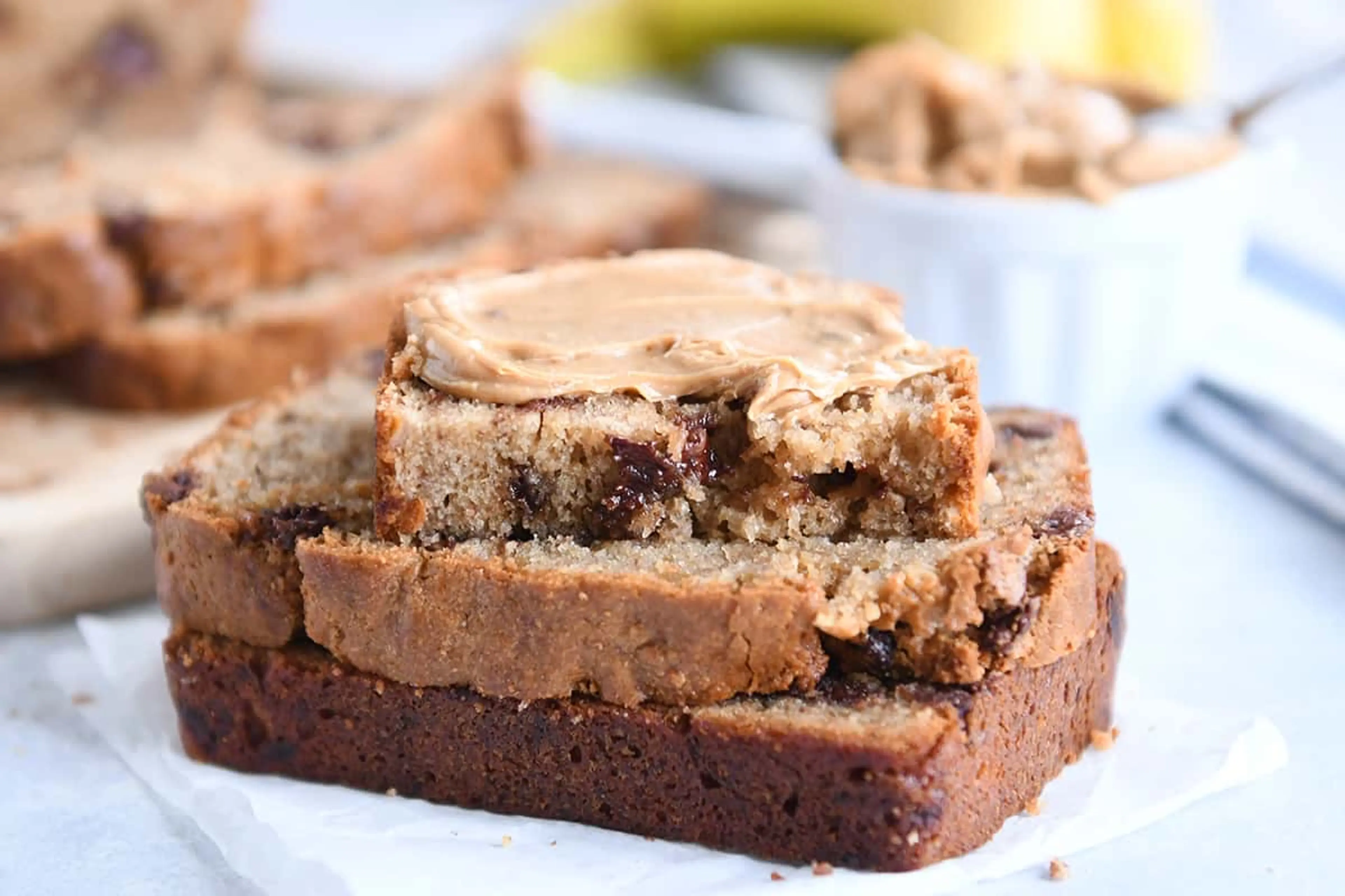 Peanut Butter Banana Bread