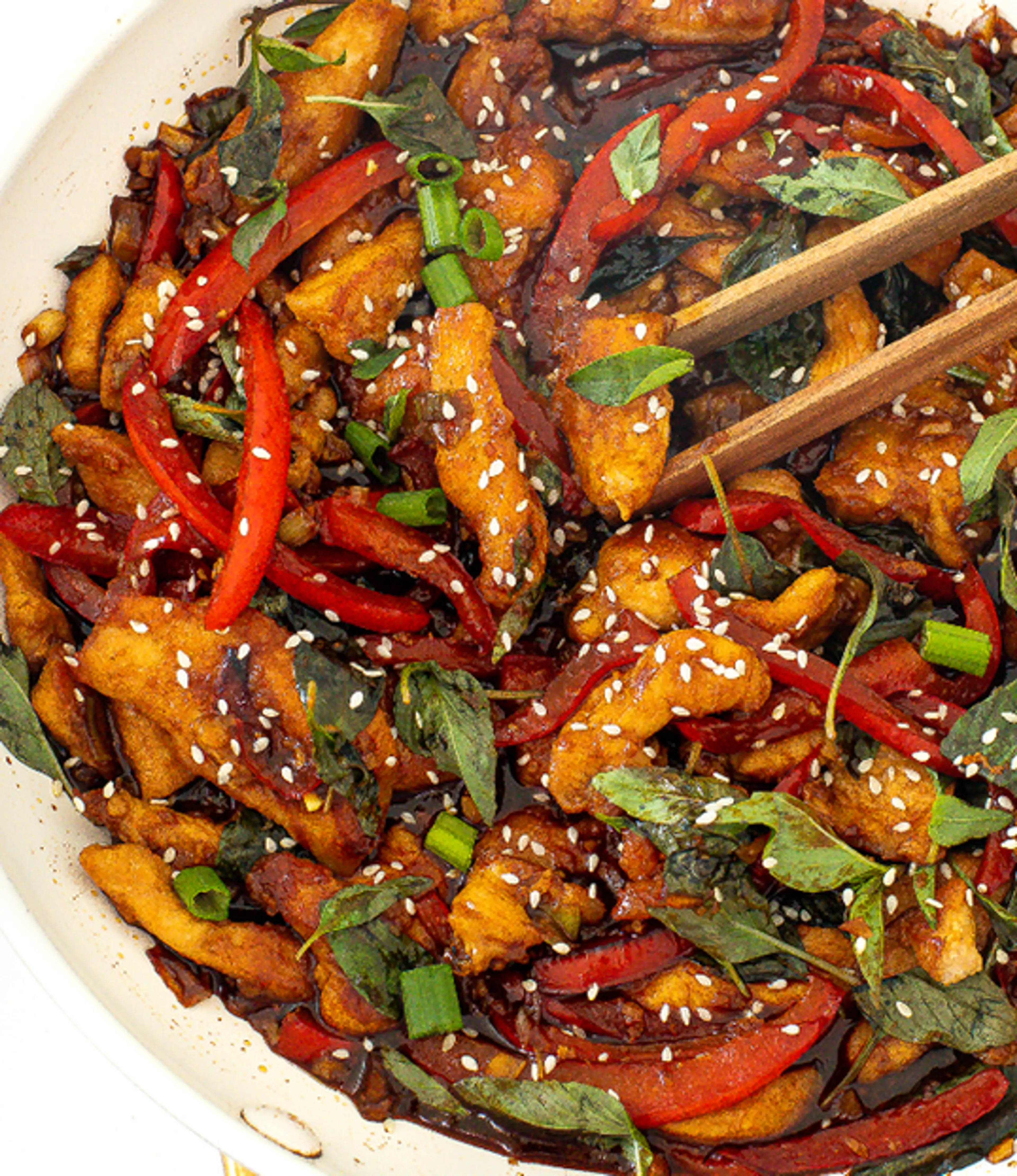 Thai Basil Chicken Stir Fry