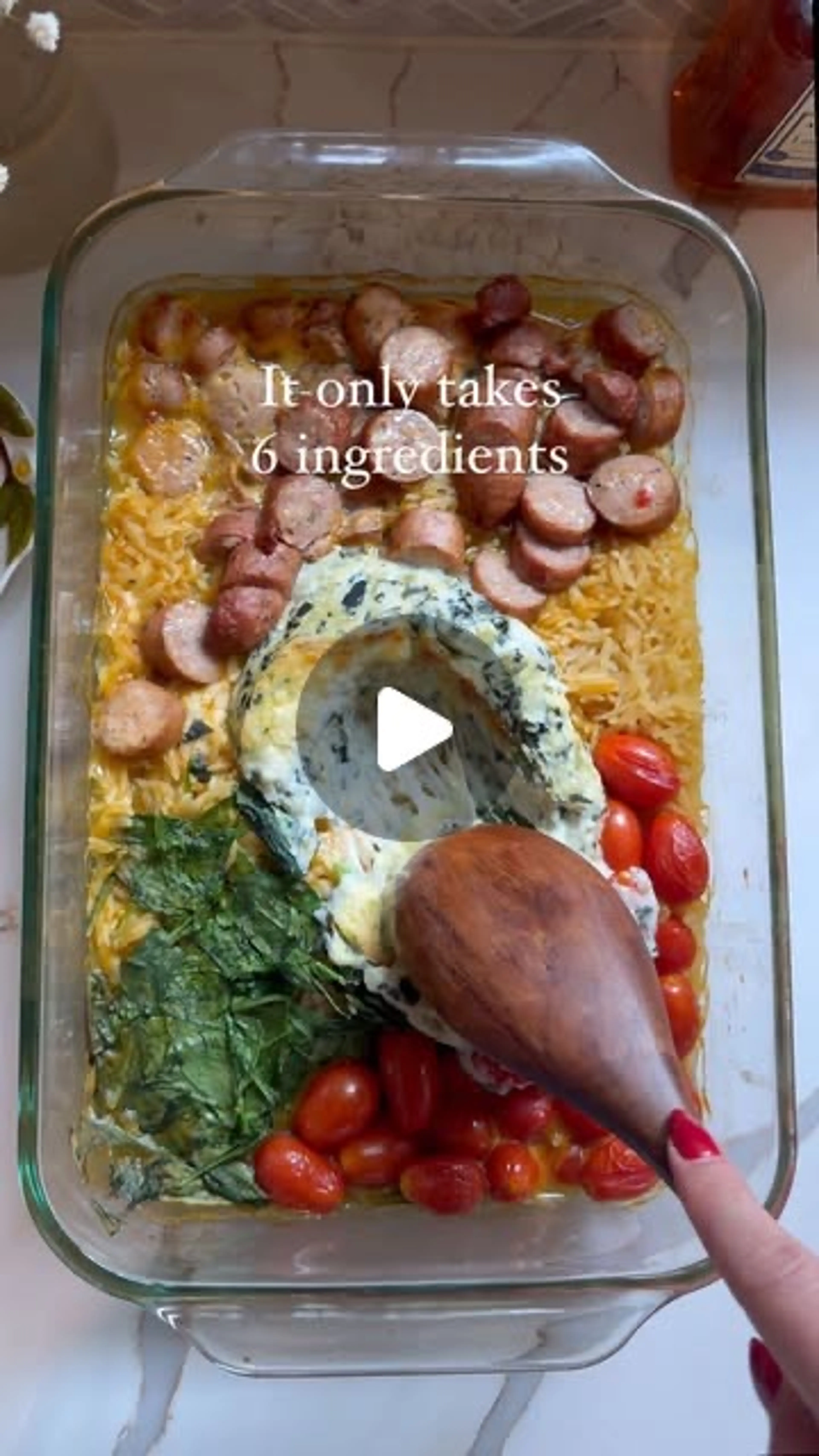 Spinach and Artichoke Orzo Dinner