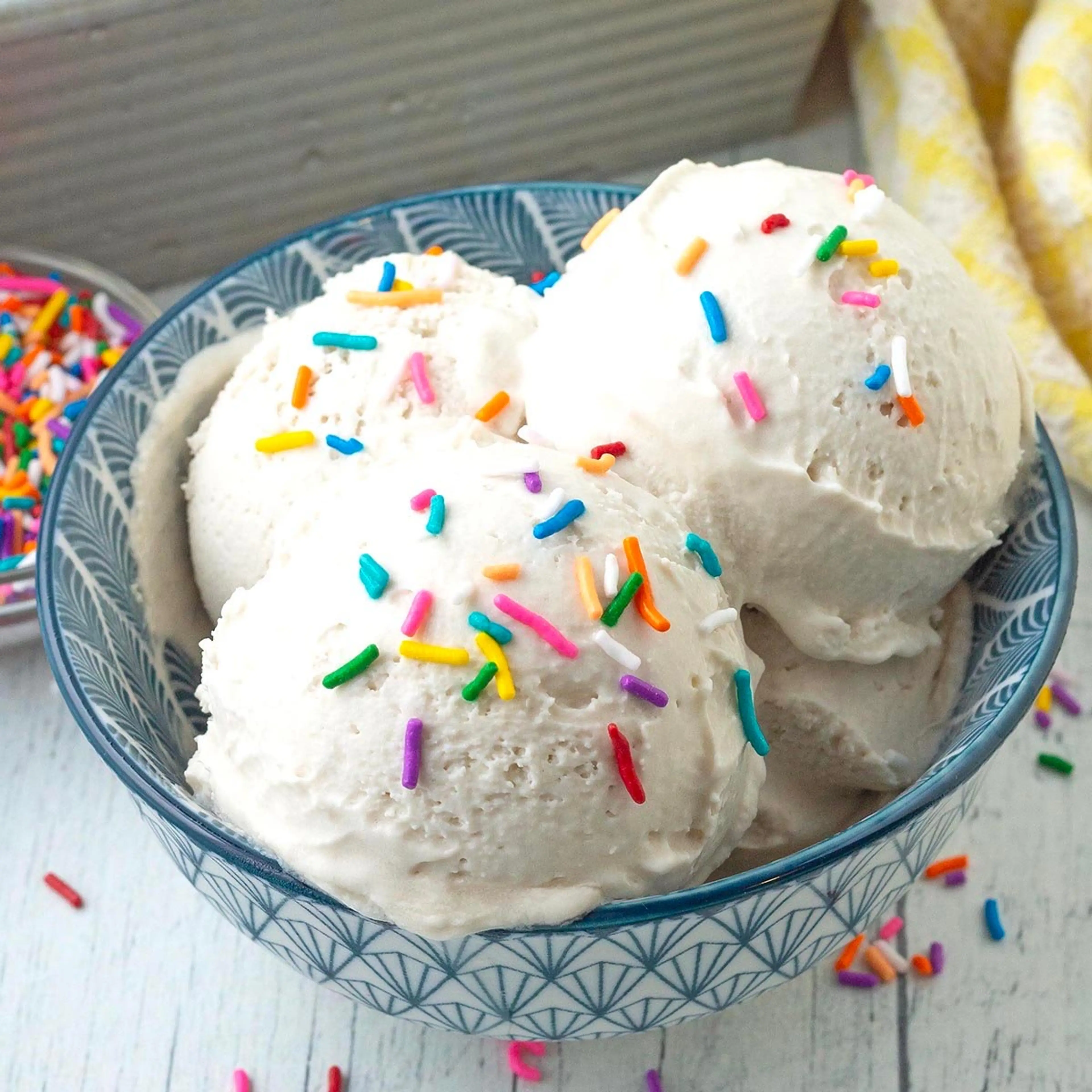 Creamy Vegan Vanilla Ice Cream (No Nuts, No Bananas)