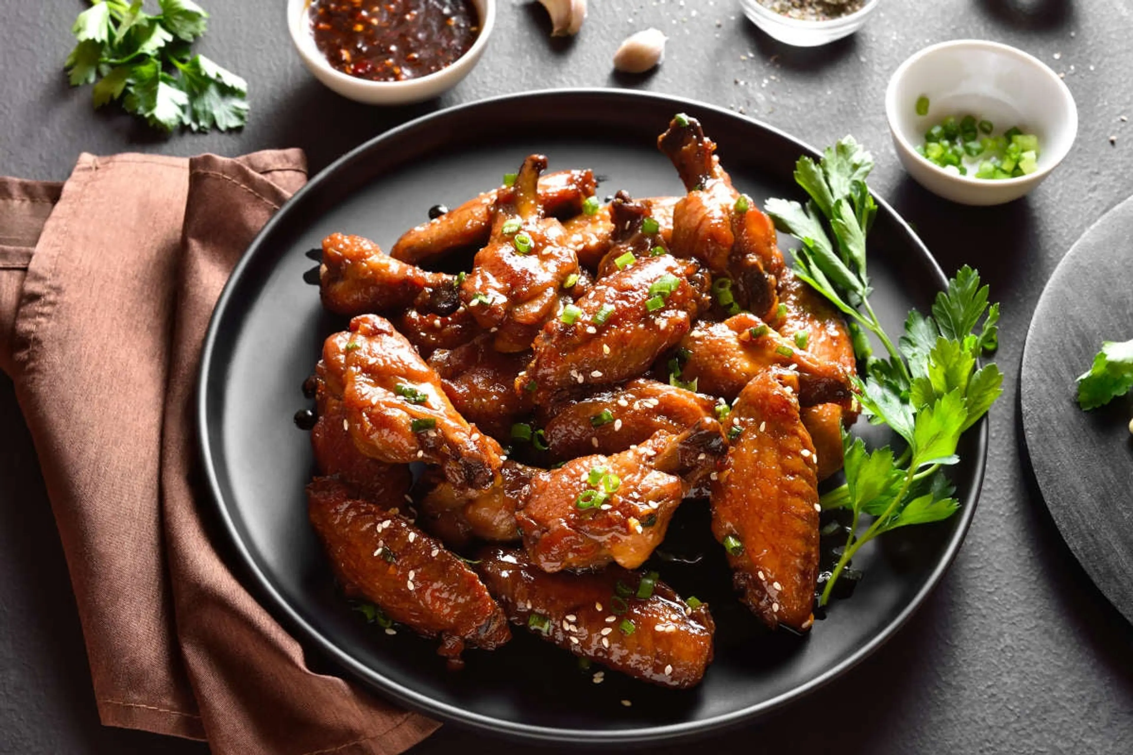 Honey garlic chicken