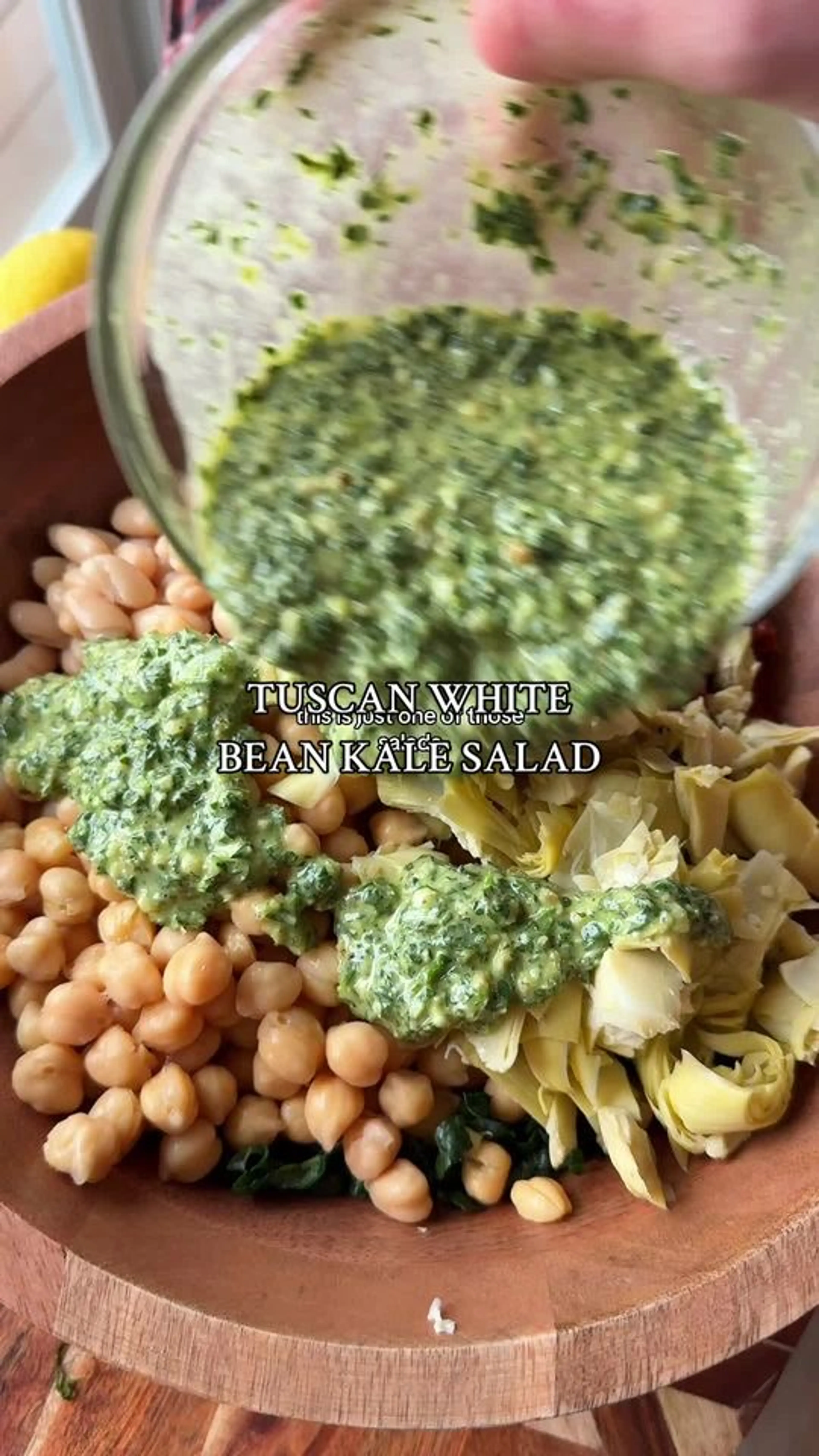 Tuscan White Bean Kale Salad