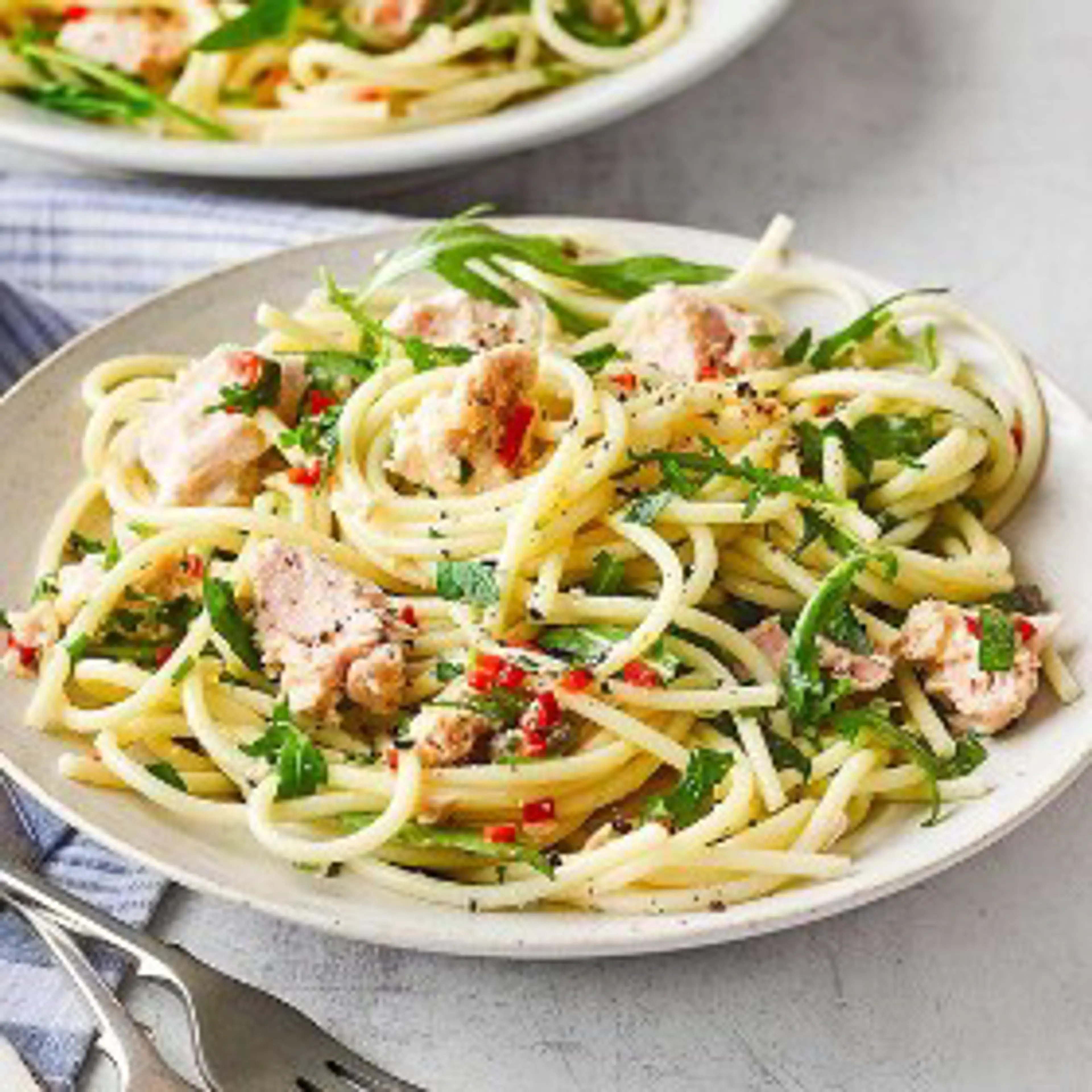 Tuna, Caper & Chilli Spaghetti