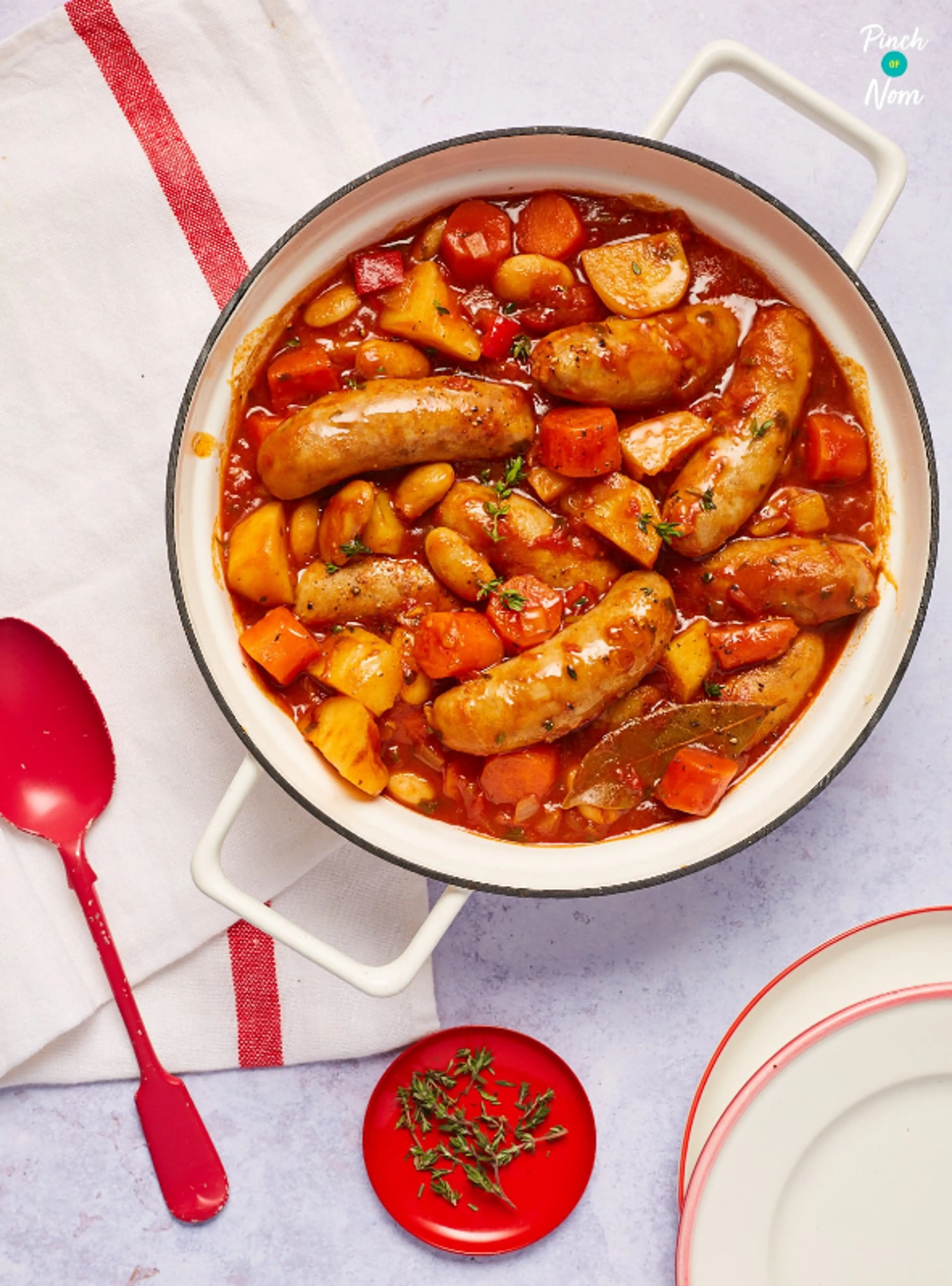 Slow-cooker sausage casserole