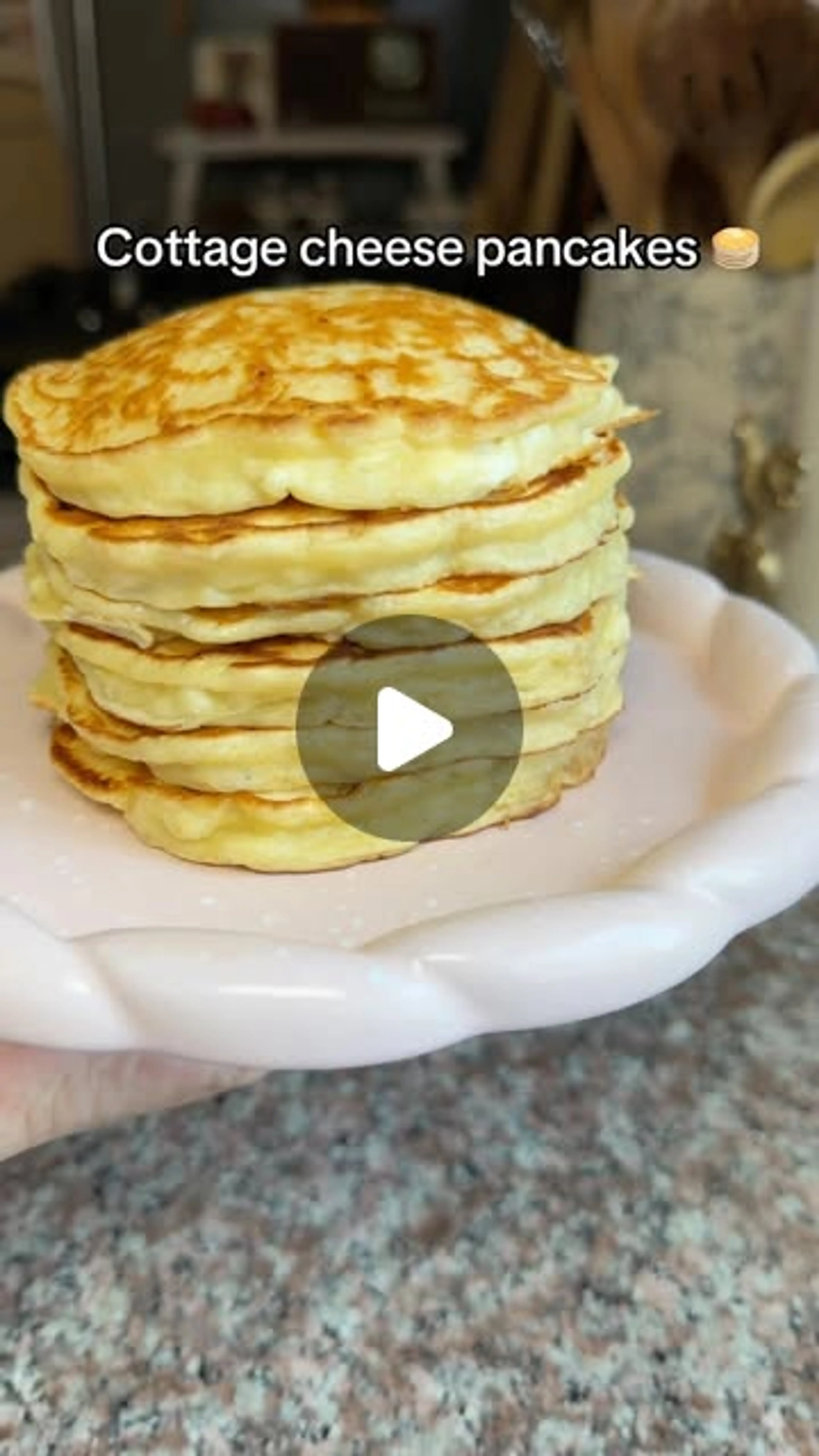 Pancakes De Cottage Cheese (altos En Proteína) Desayuno Fáci