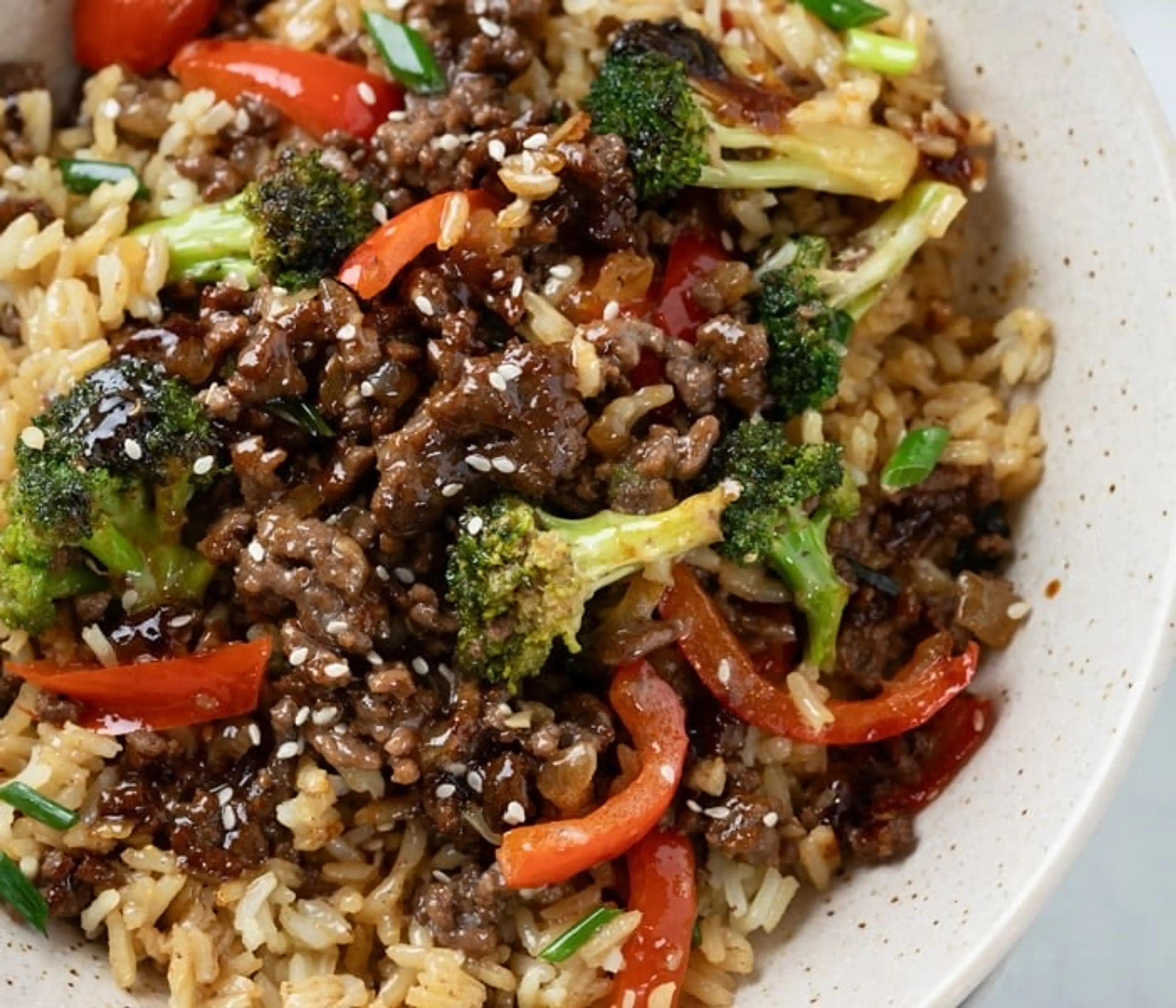 Ground Beef and Broccoli
