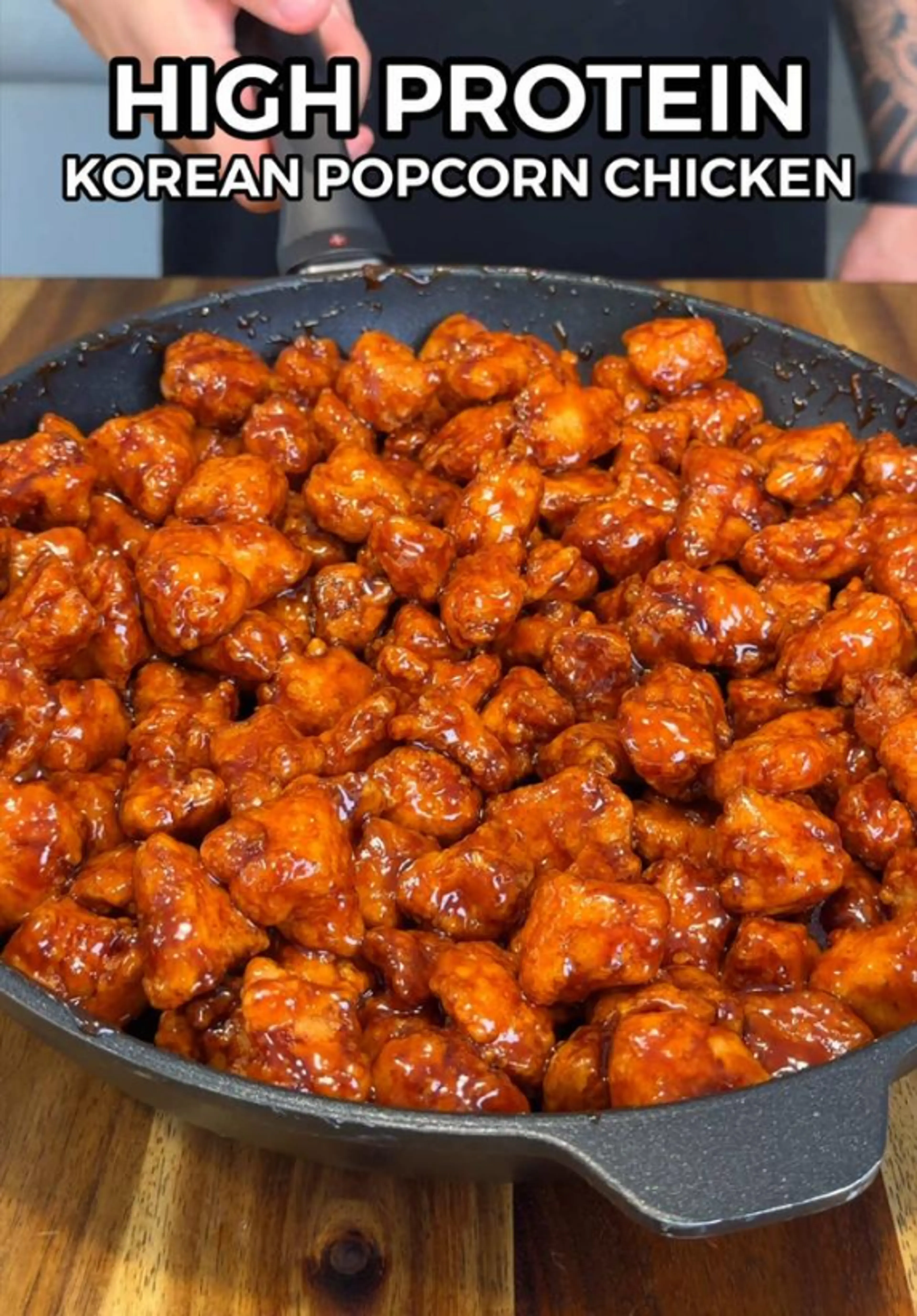 High Protein Korean Popcorn Chicken