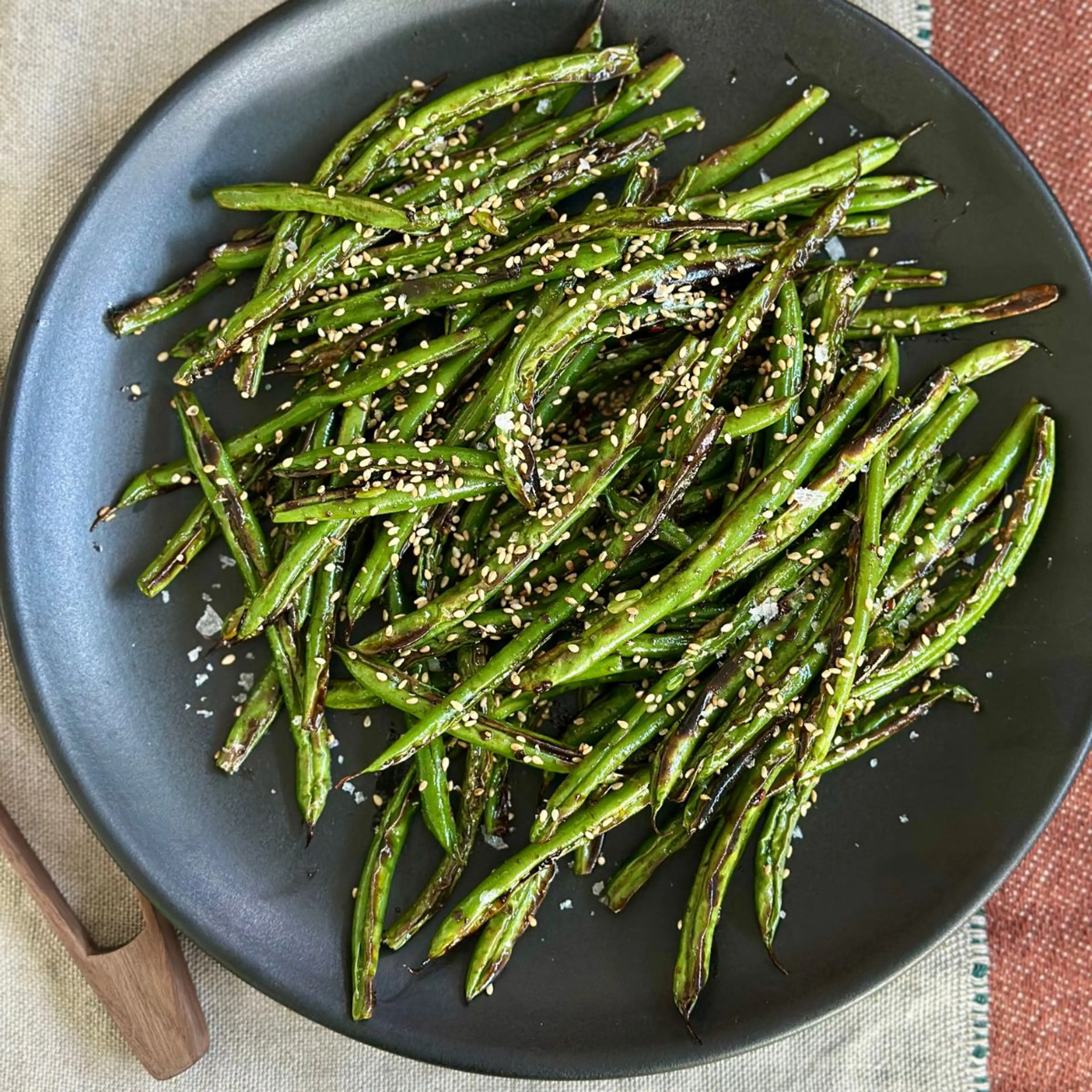 Quick Blistered Green Beans Recipe