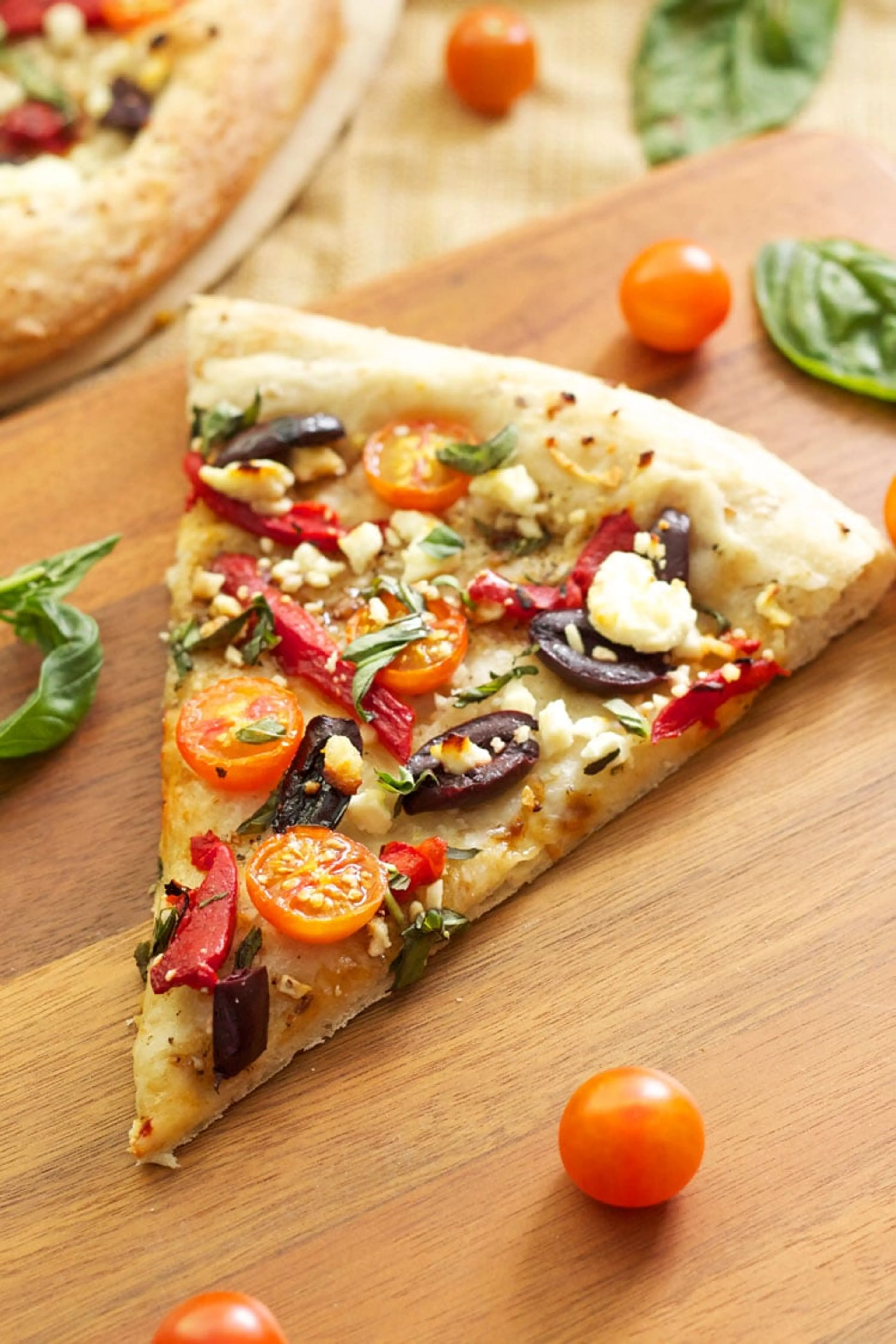Tomato Basil Feta Pizza