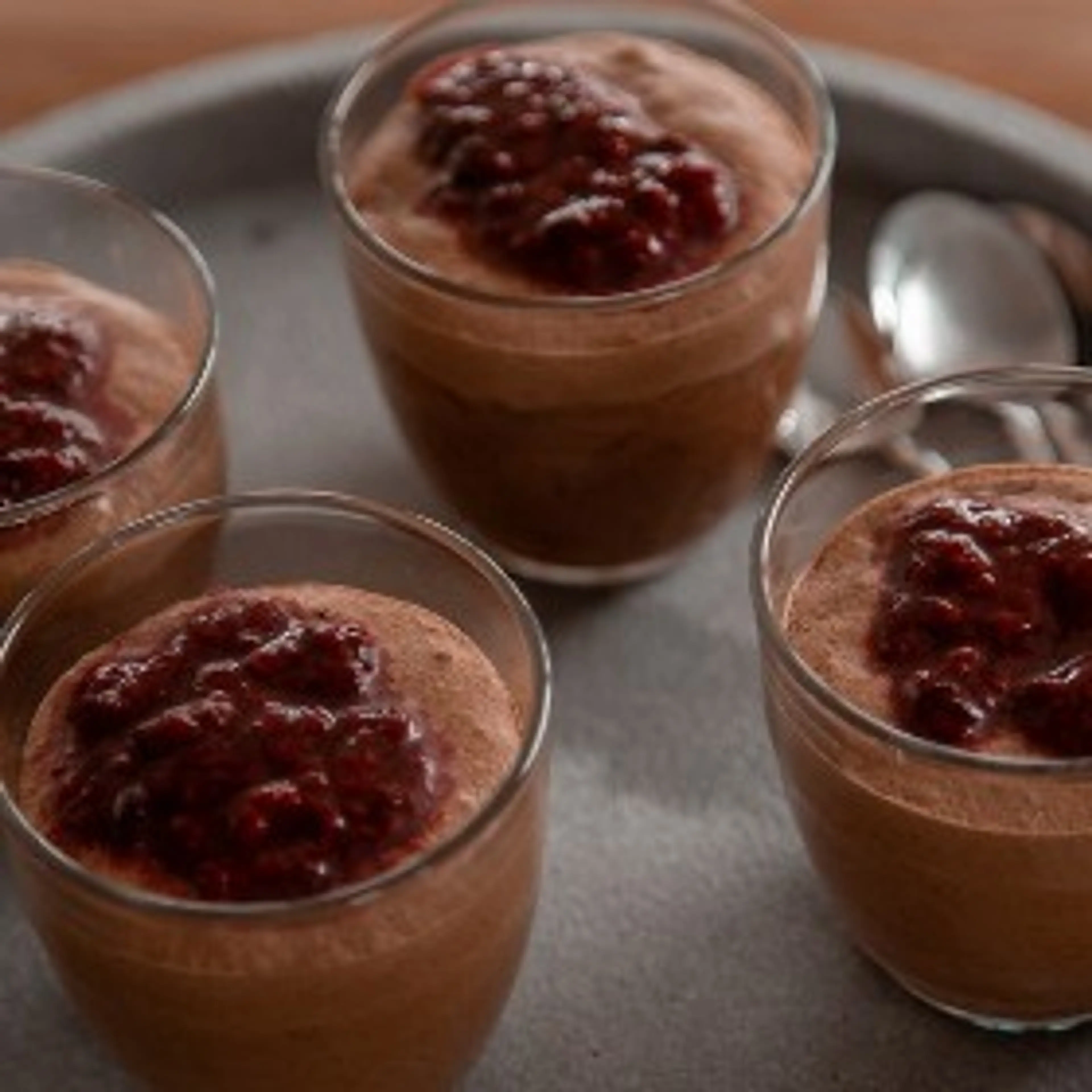Aquafaba Chocolate Mousse