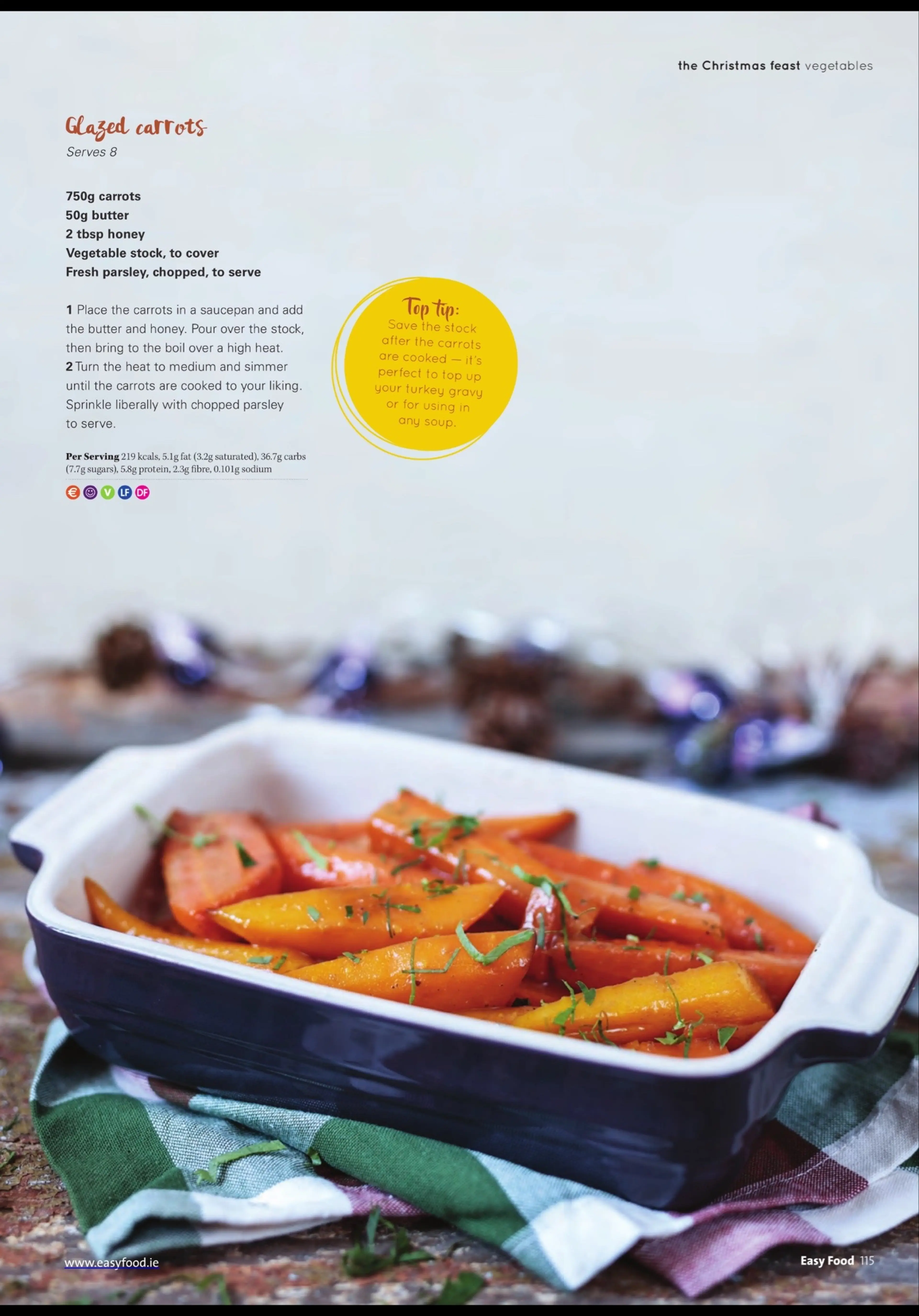 Glazed carrots